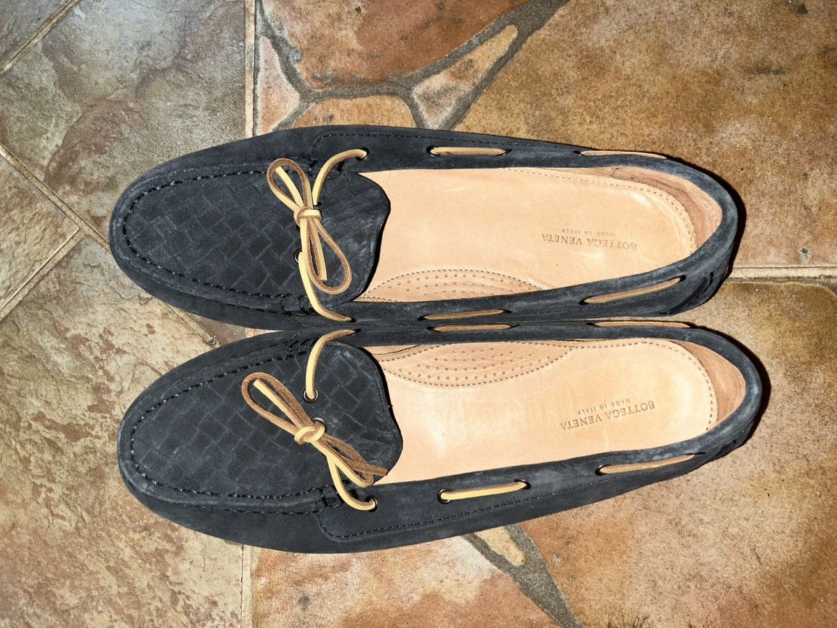 Bottega Veneta Bottega Veneta Intrecciato Suede Slip-On Loafers Size US 10 / IT 40 - 5 Thumbnail