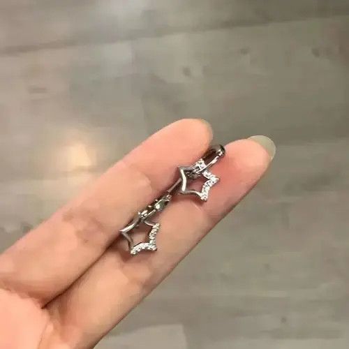 Kodone Crystal Star Earrings Size ONE SIZE - 4 Thumbnail