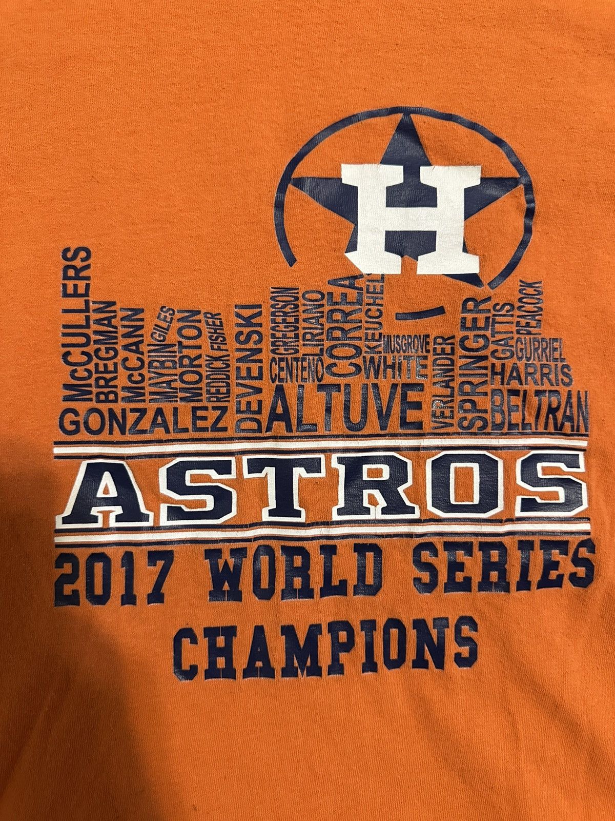 MLB Vintage MLB Houston Astors 2017 shirt size XL Size US XL / EU 56 / 4 - 2 Thumbnail