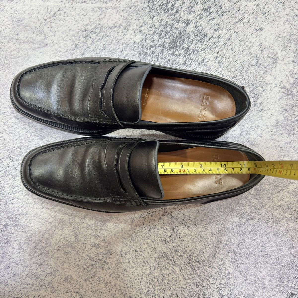 Bally Bally Bardony Black Leather Penny Loafers US9 UK8E EU42.5 Size US 9 / EU 42 - 16 Thumbnail