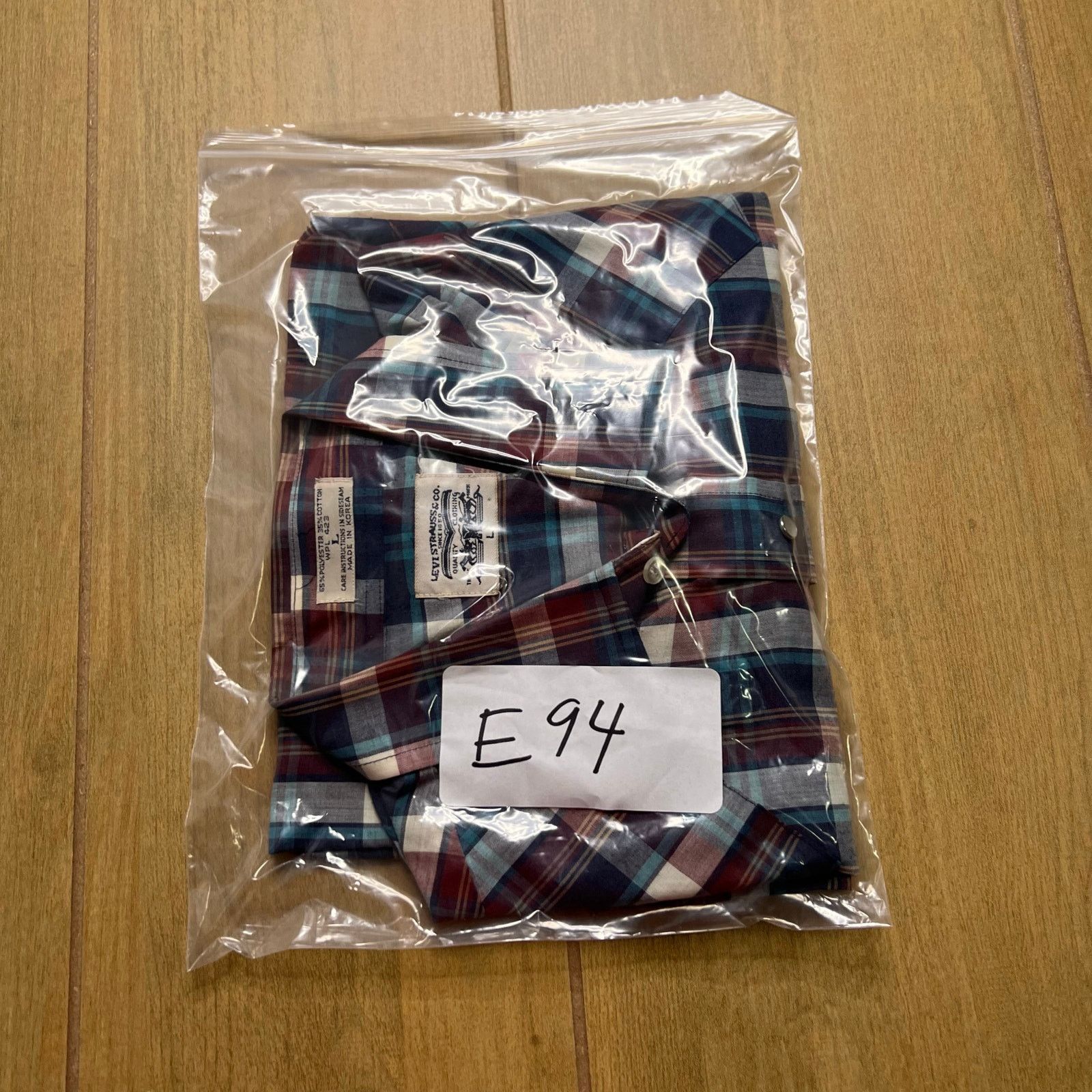 Levi's Levi’s Western Plaid Pearl Snap Shirt Men’s L Short Sleeve Size US L / EU 52-54 / 3 - 11 Thumbnail