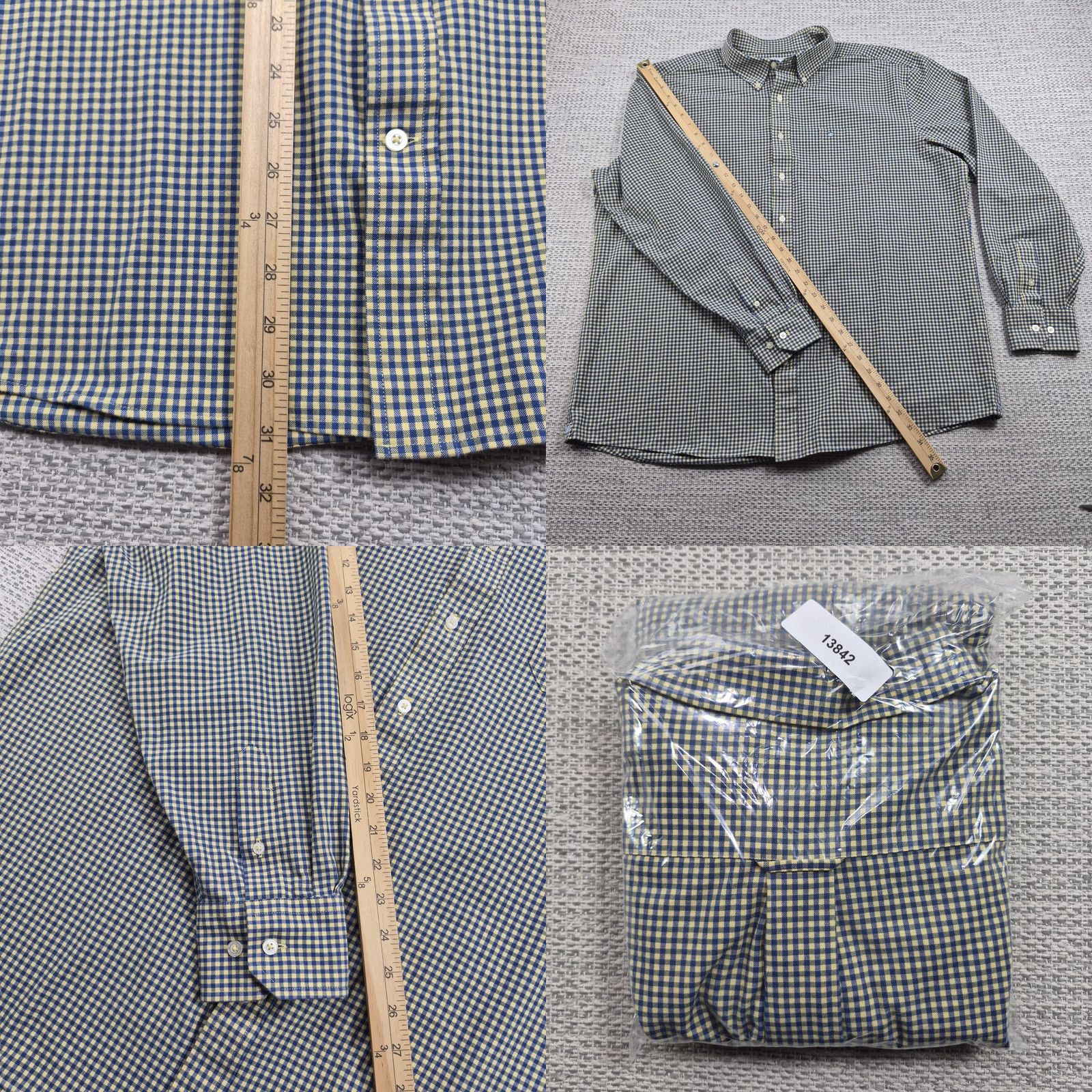 Southern Tide Southern Tide Button Up Shirt Mens 2XL Blue Check Long Sleeve Size US XXL / EU 58 / 5 - 9 Thumbnail