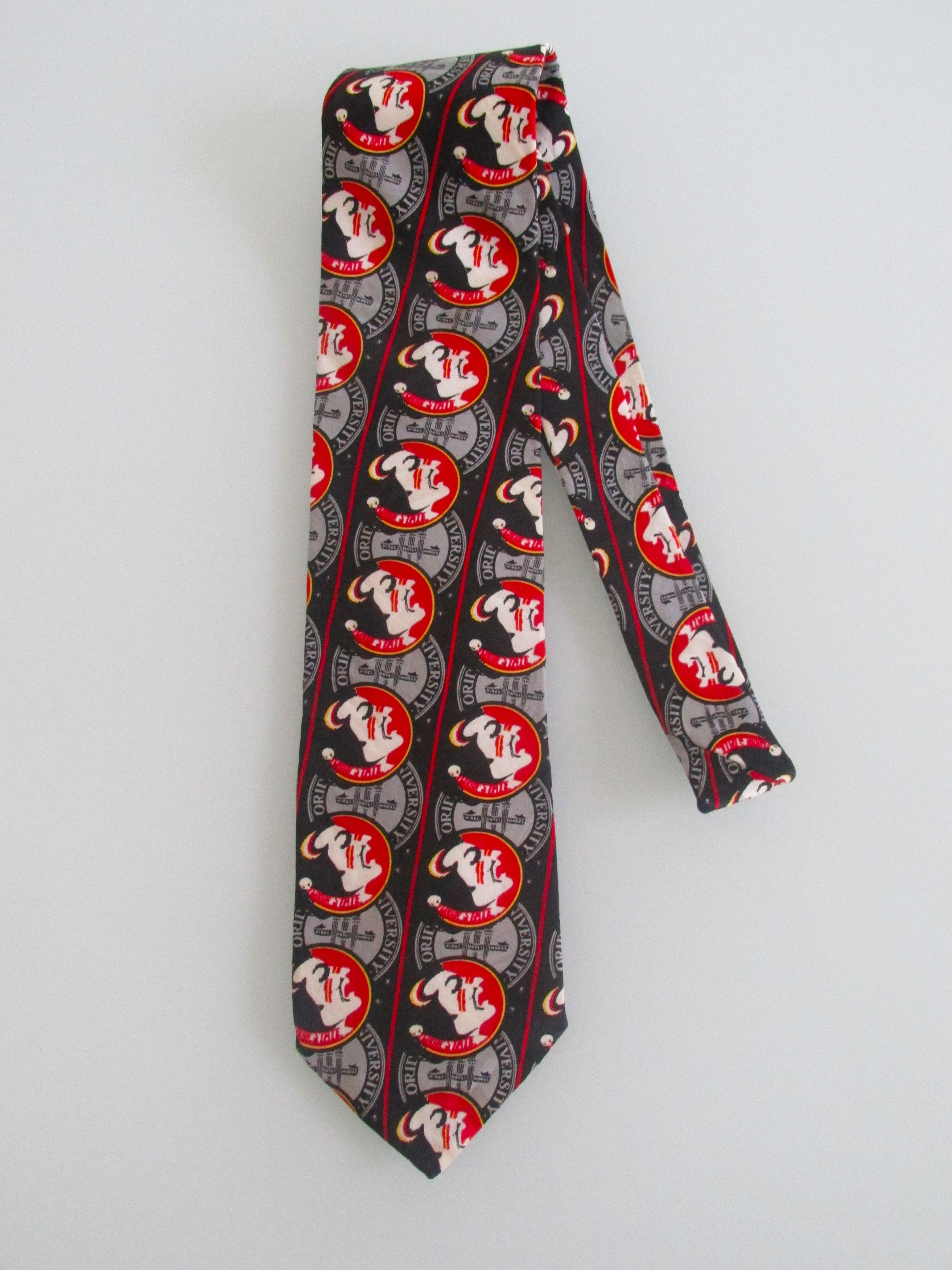 Ralph Marlin Vintage Florida State University Men's Silk Tie Size ONE SIZE - 1 Thumbnail