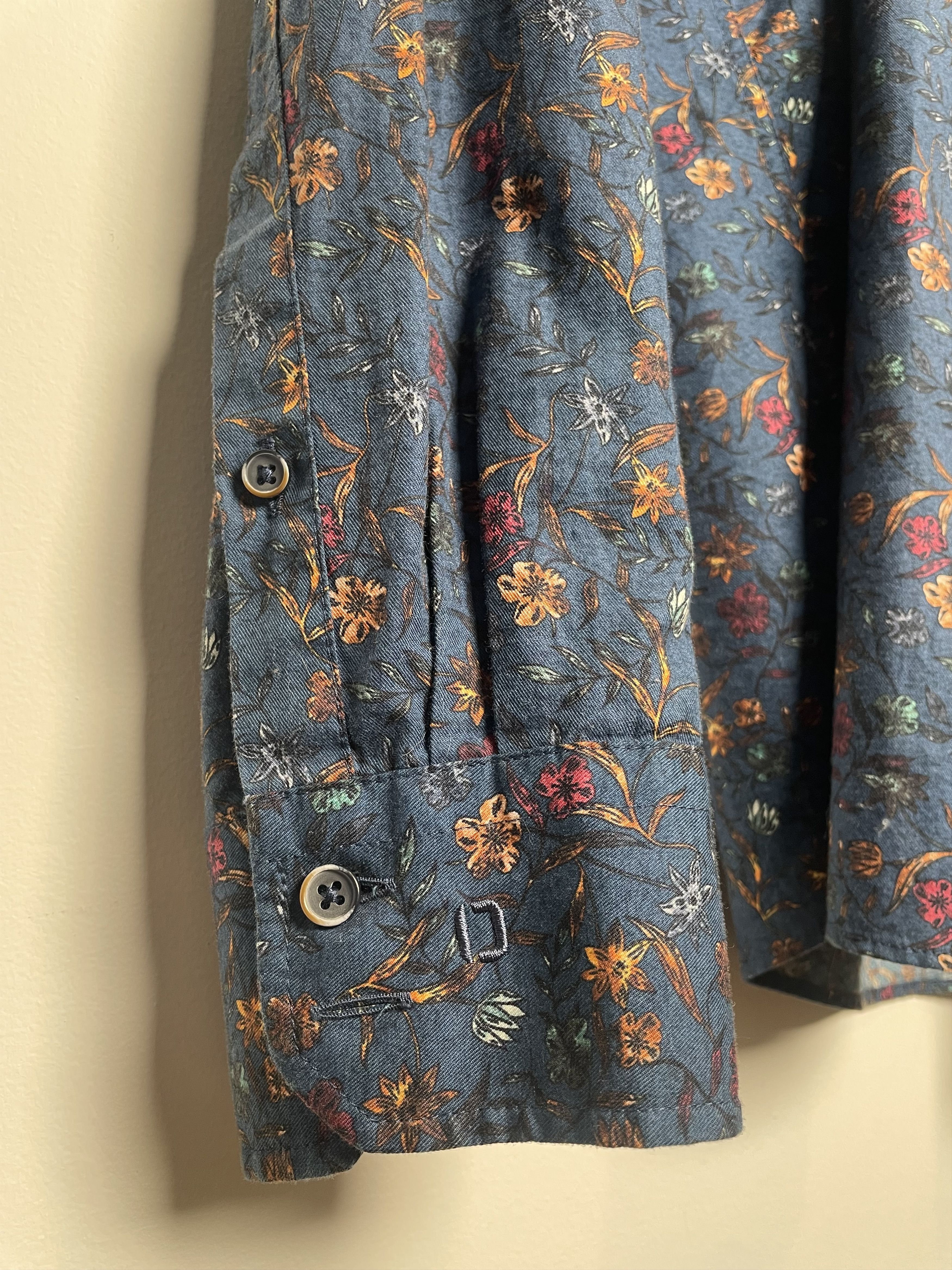 Other 🇩🇪 OLYMP Level Five Body Fit Floral Cotton Shirt - L Size US L / EU 52-54 / 3 - 6 Thumbnail