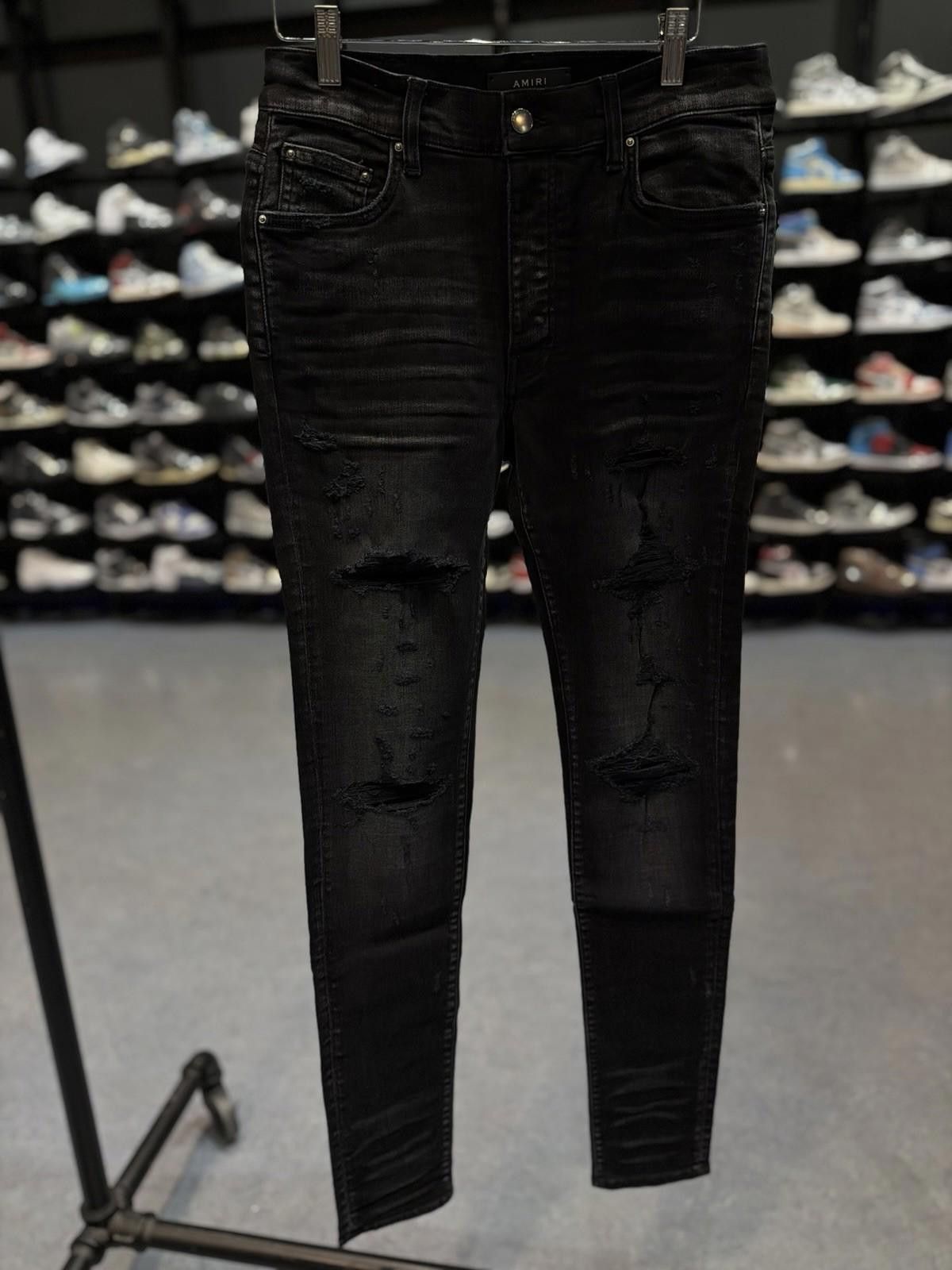 Amiri Size 31 - Amiri Thrasher Black Jeans 100% Authentic NEW Size US 31 - 2 Thumbnail