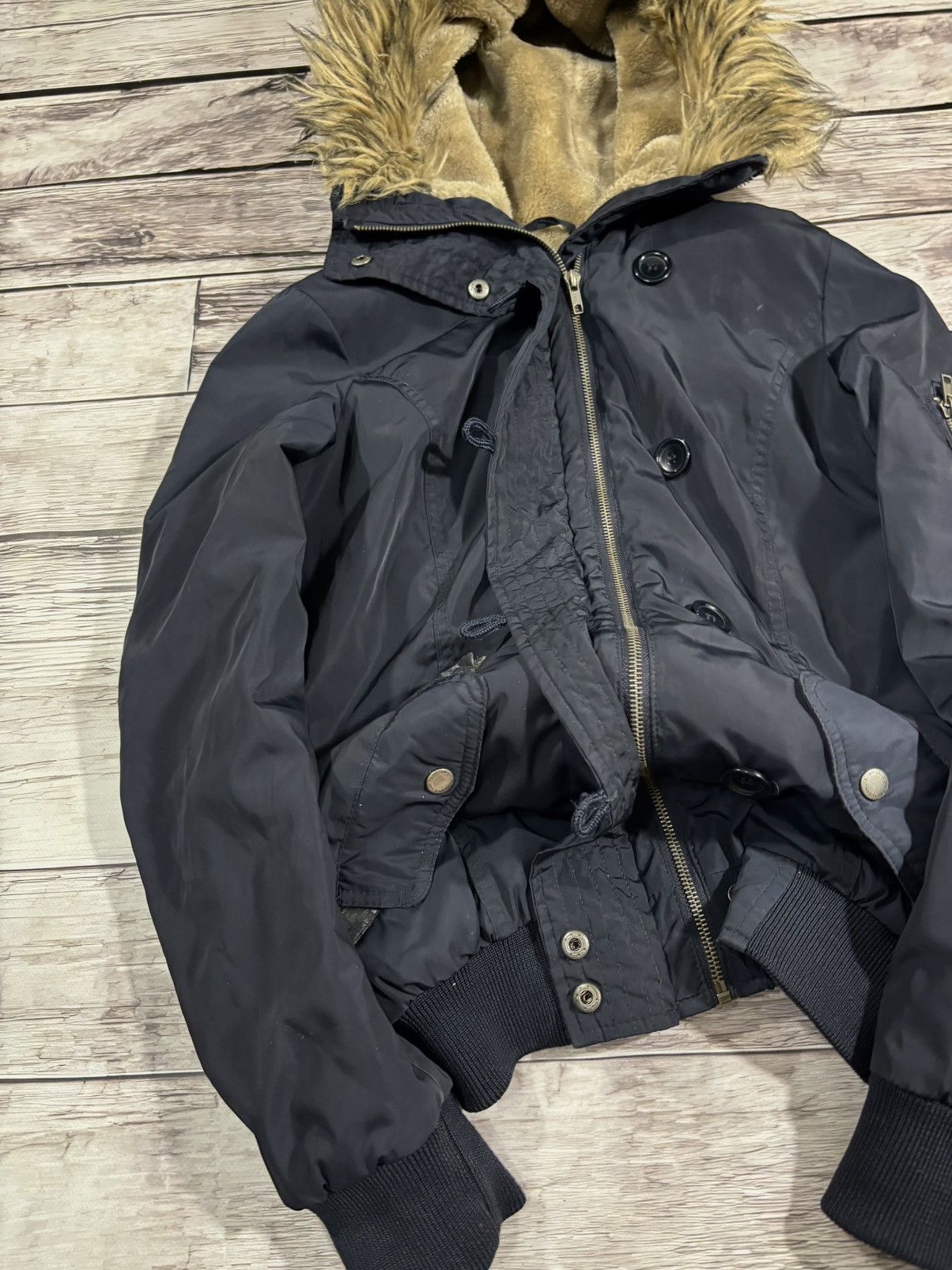 Hysteric Glamour Cropped Avant Garde If Six Was Nine Style Puffer Jacket 90s Size US M / EU 48-50 / 2 - 2 Thumbnail