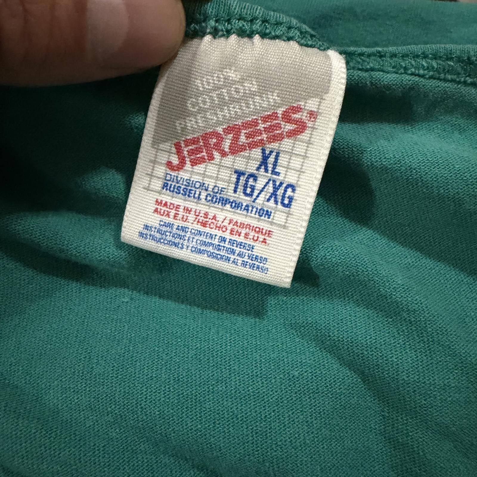 Jerzees Vintage 80s 90s Teal Tank Top XL Jerzees Russell Summer Gym Size US XL / EU 56 / 4 - 3 Thumbnail