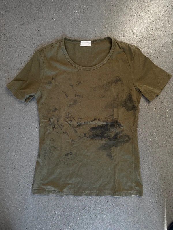 Helmut Lang helmut lang spring 1999 paint splash t-shirt Size S / US 4 / IT 40 - 1 Thumbnail