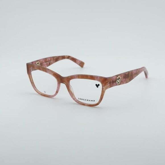 Longchamp Longchamp LO2743 259 Eyeglasses Marble Rose 52mm Cat Eye Size ONE SIZE - 1 Thumbnail