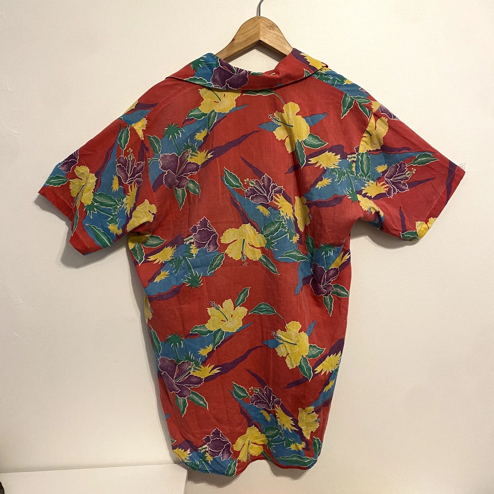 Vintage True Vintage 60's Open Collar Hawaiian Aloha Floral Shirt Size US M / EU 48-50 / 2 - 5 Thumbnail