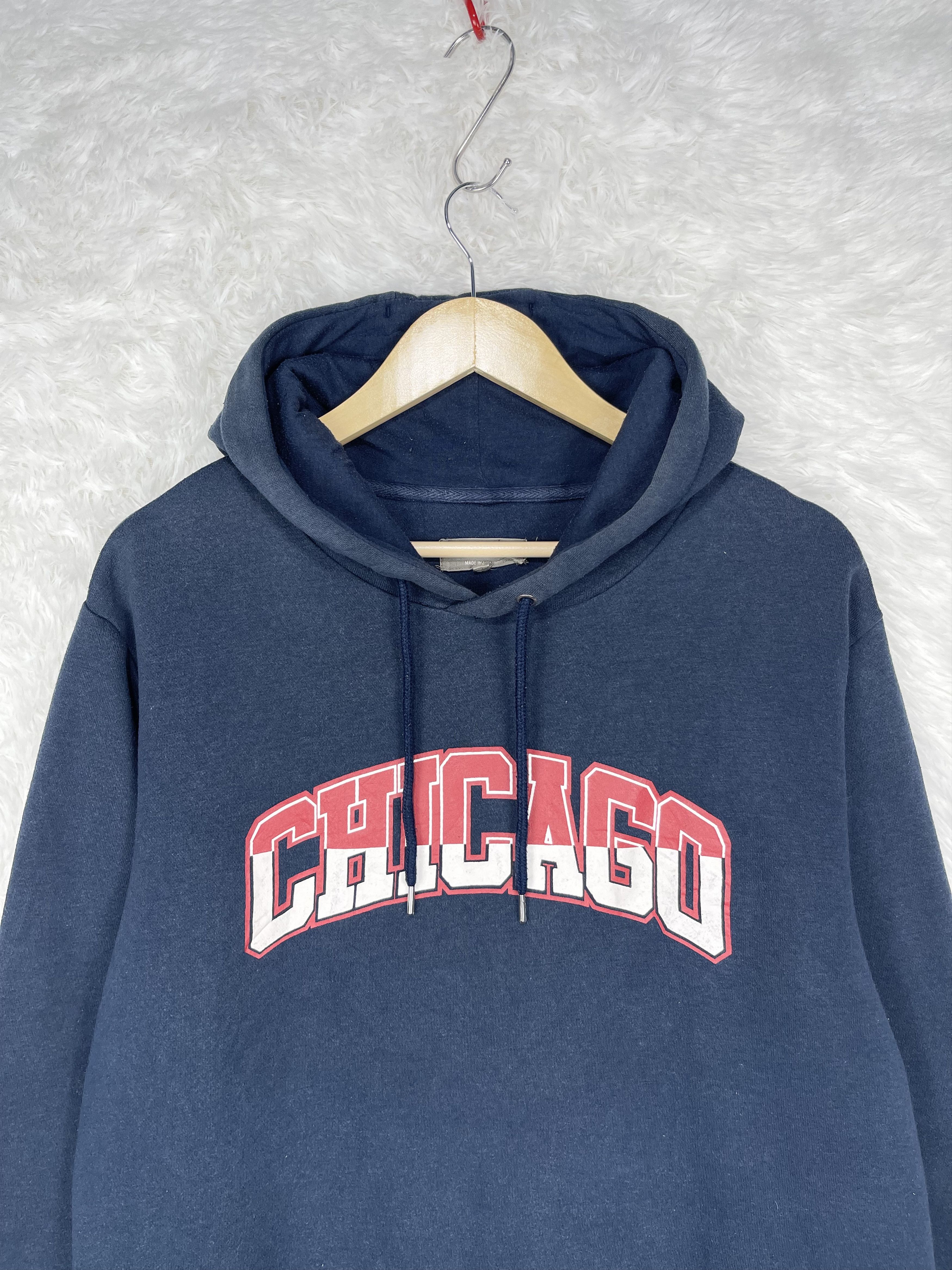 Primark Vintage Primark Chichago Spell Out Hoodie Sweatshirt AS0017 Size US XL / EU 56 / 4 - 3 Thumbnail