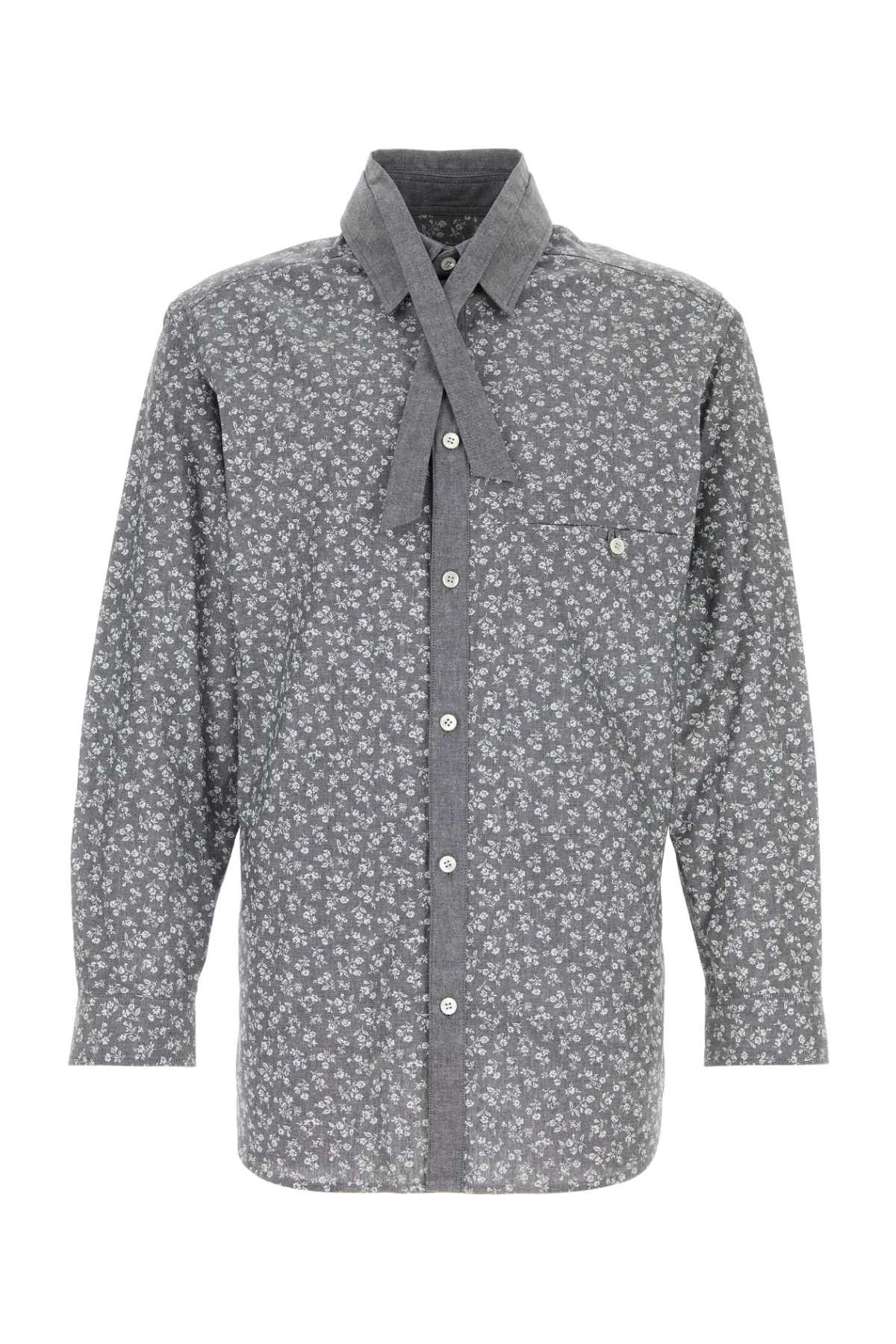 Yohji Yamamoto Printed Cotton Shirt Size US M / EU 48-50 / 2 - 1 Thumbnail