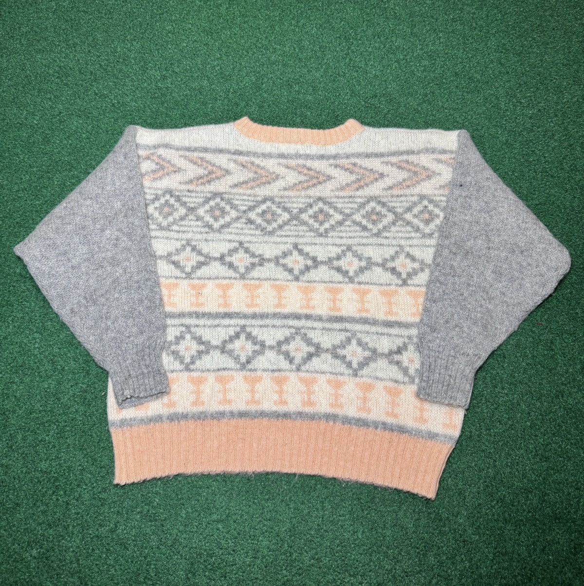Vintage Vintage Alafoss Icewool Virgin Wool 80s Nordic S/M Sweater Size S / US 4 / IT 40 - 3 Thumbnail