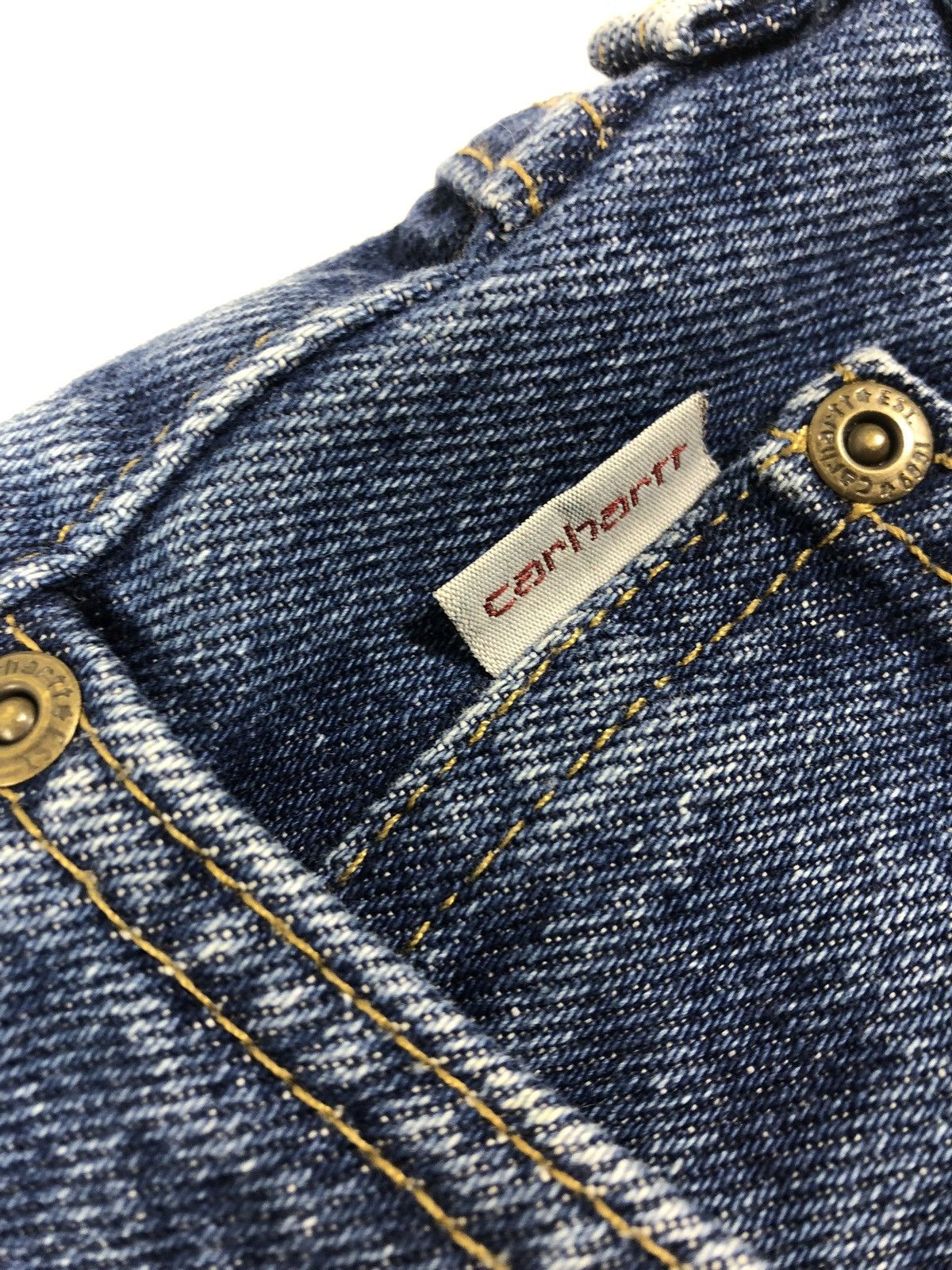 Carhartt Carhartt Raw Hem Relaxed Fit B17DST Workwear Jeans 32.5x26.5 Size US 32 / EU 48 - 3 Thumbnail