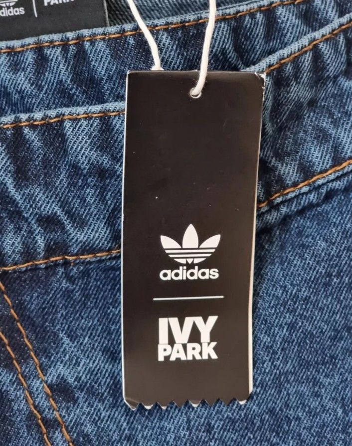 Adidas × If Six Was Nine Final Drop! adidas x Ivy Park Denim Wide-Leg Snap Pants Size US 36 / EU 52 - 7 Thumbnail