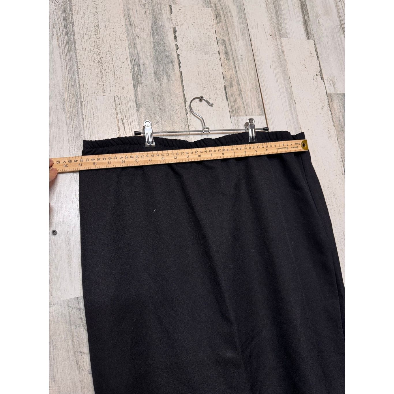 Other Black Expressions Plus Pull-On Midi Skirt 16W | Classic Stre Size 38" / US 16 / IT 52 - 3 Thumbnail