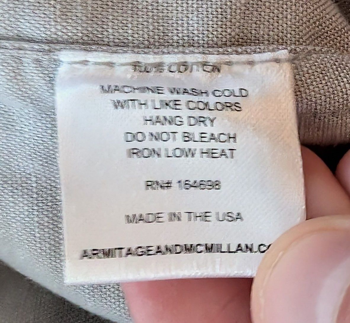 Other Armitage & Macmillan Pocket Dress Shirt Gray Made in USA Size US S / EU 44-46 / 1 - 4 Thumbnail
