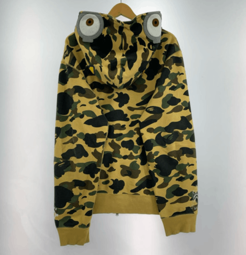 Bape Bape Minion 1st Camo Yellow Full Zip Hoodie Size US XXL / EU 58 / 5 - 2 Thumbnail