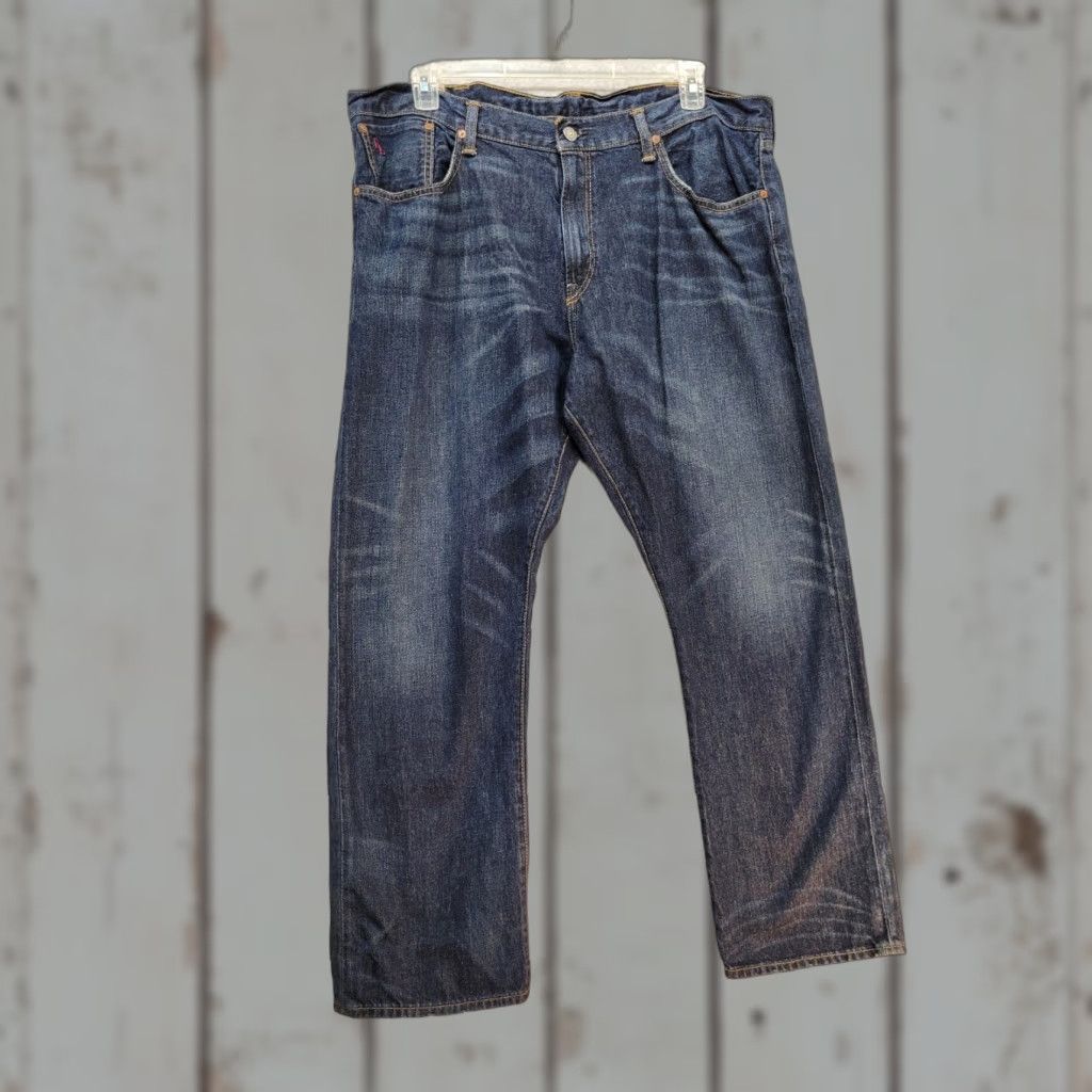 Polo Ralph Lauren Polo Ralph Lauren Jeans Mens 40x30 Blues Denim Hampton Straight Mid Rise Regular 5-Pocket Belt Loops Logo Vintage No Size US L / EU 52-54 / 3 - 1 Thumbnail