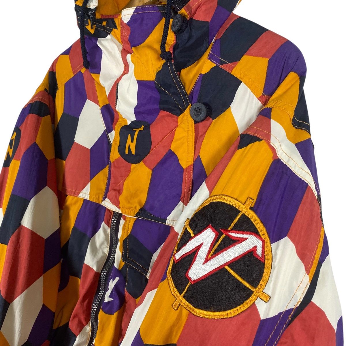 Vintage Vintage Nordica Hoodie Ski Crop Top Jacket Zipper M Size Size M / US 6-8 / IT 42-44 - 8 Thumbnail
