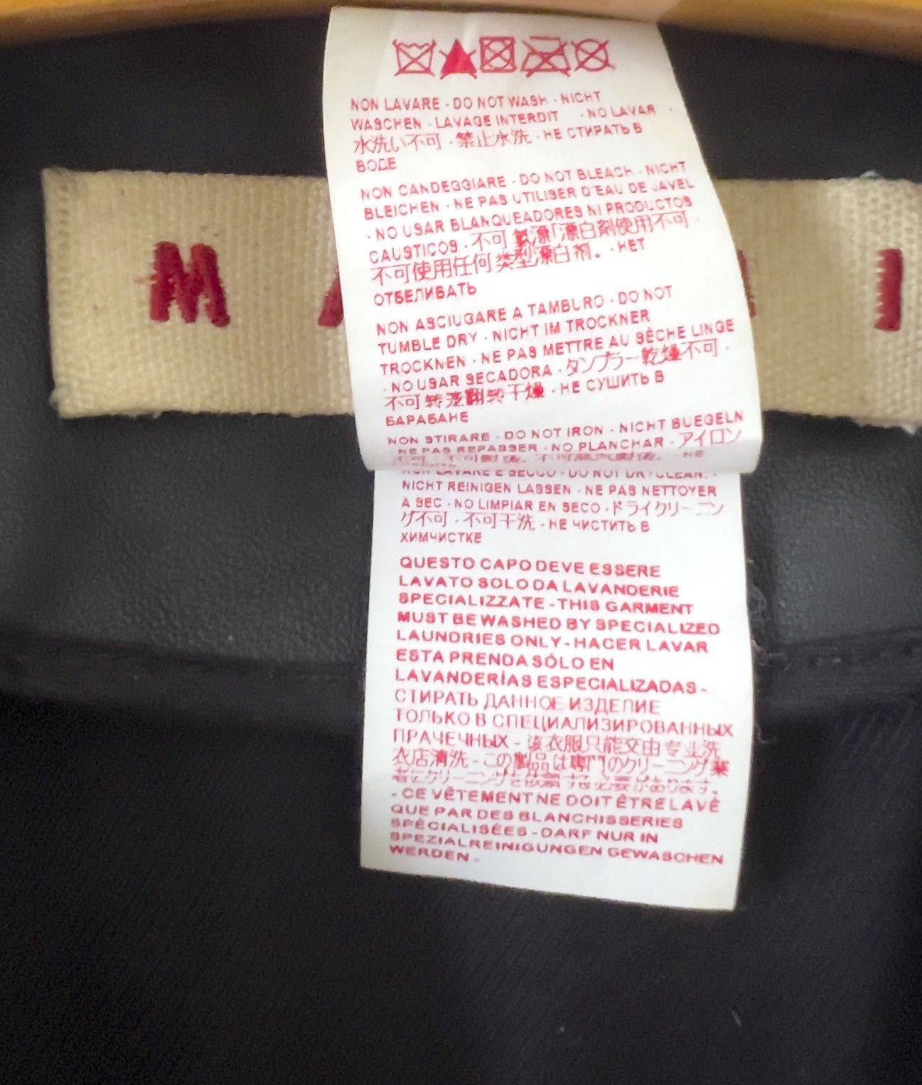 Marni Marni Leather Jacket, Ultra rare! Sz50 black calf leather Size US M / EU 48-50 / 2 - 4 Thumbnail