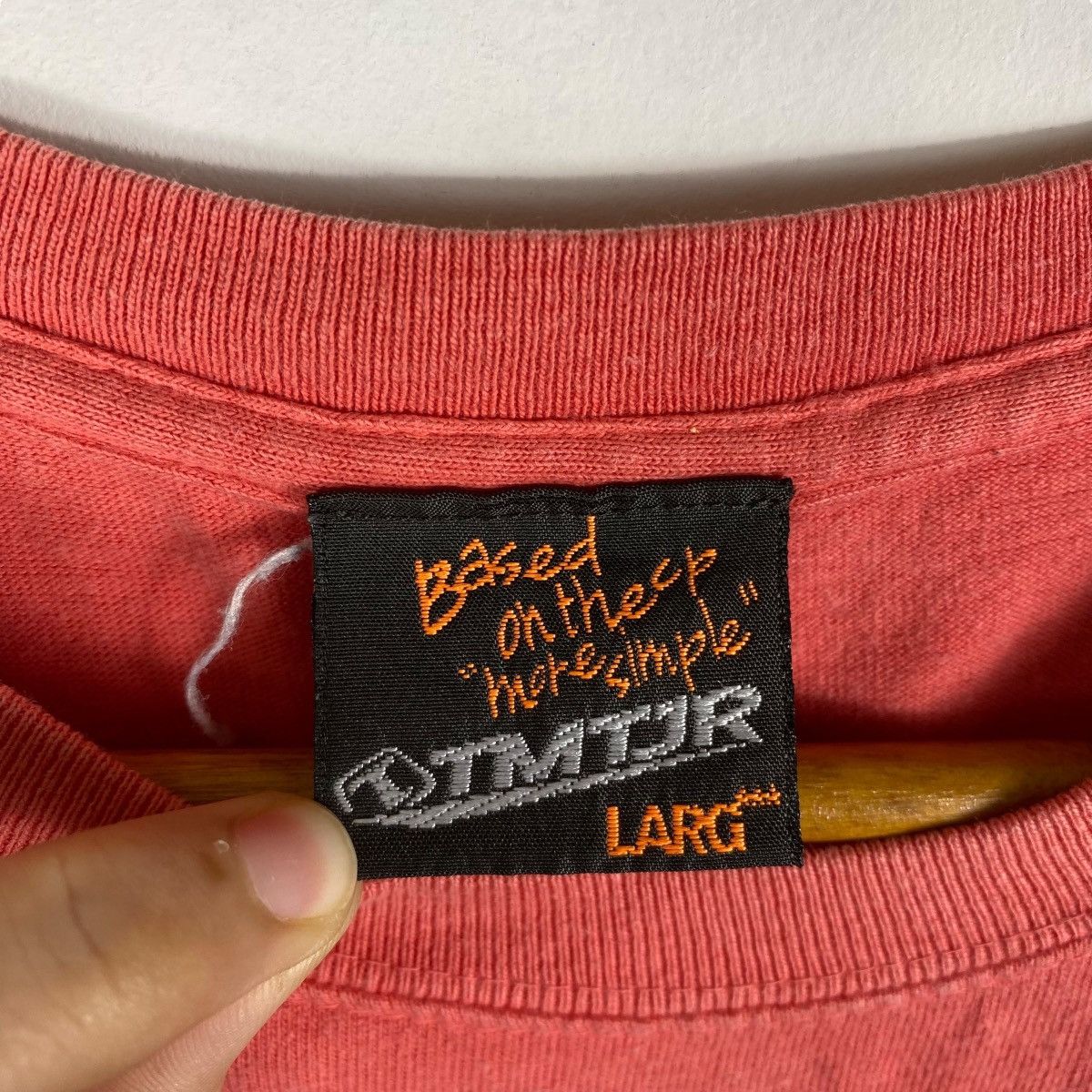 TMT × Vintage Vintage TMT Japan Mission Bay Sunfaded Red Tee Shirt Size US L / EU 52-54 / 3 - 6 Thumbnail