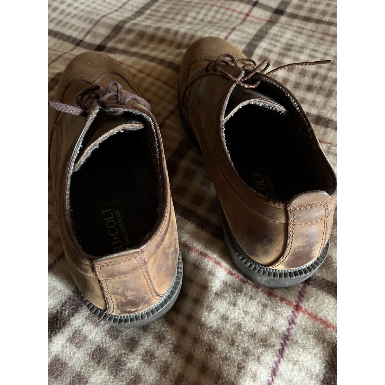 Other RJ Colt Waterproof Monterey Brown leather dress shoes 12M Size US 12 / EU 45 - 9 Thumbnail
