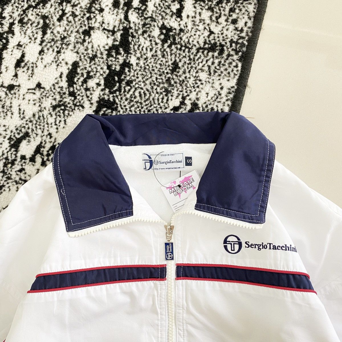 Sergio Tacchini × Vintage Vintage Sergio Tacchini Windbreaker Jacket Size US S / EU 44-46 / 1 - 3 Thumbnail