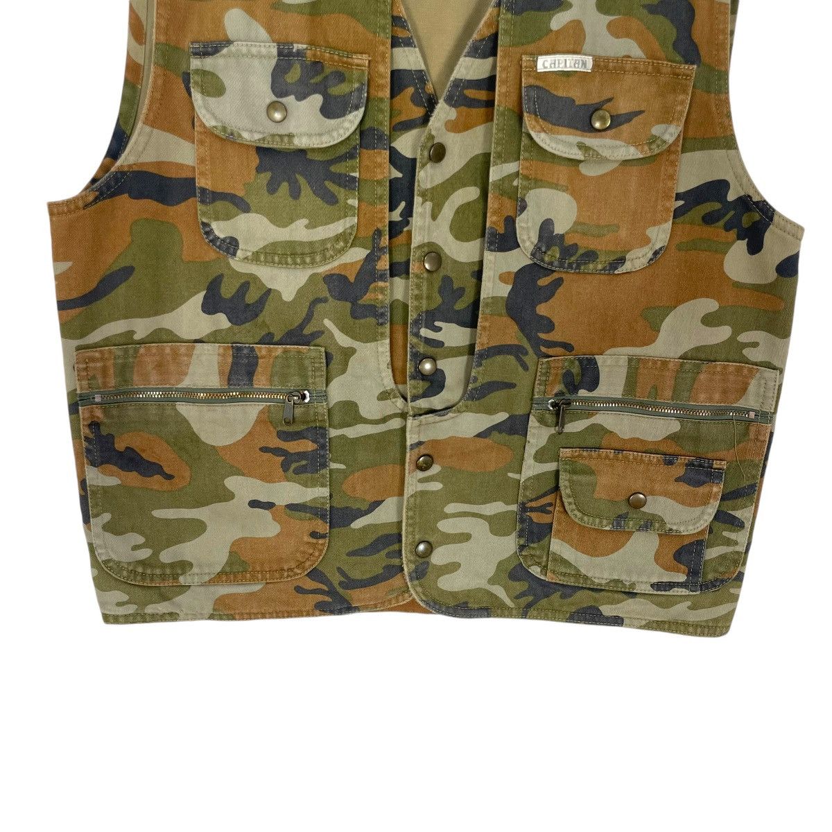 If Six Was Nine Vintage Capitan Japanese Brand Vest Jacket Camo Military Size US S / EU 44-46 / 1 - 6 Thumbnail