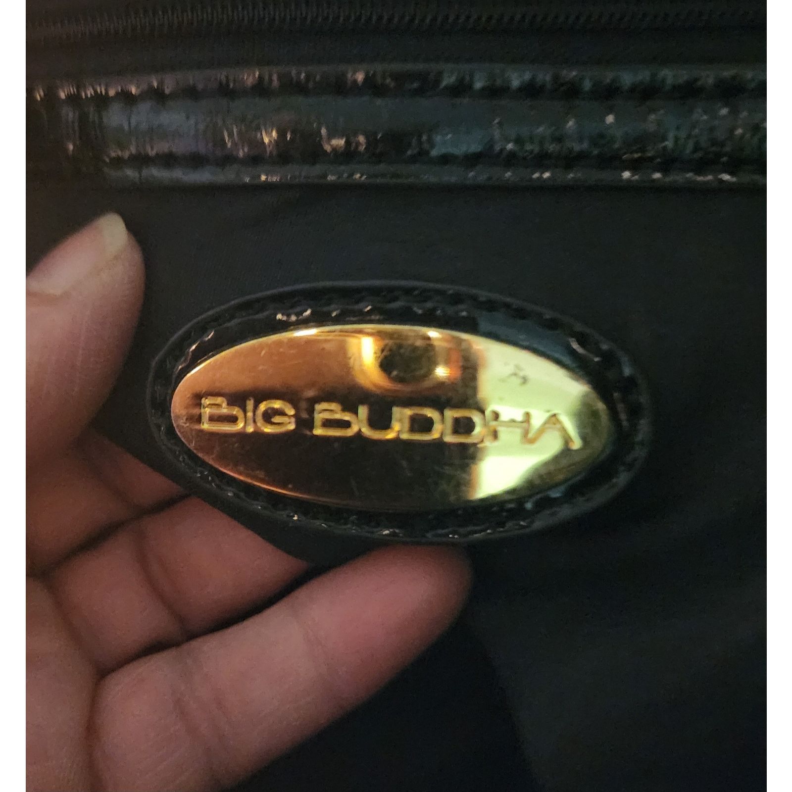 Other Big Buddha black patent leather shoulder bag studded zippers Size ONE SIZE - 5 Thumbnail