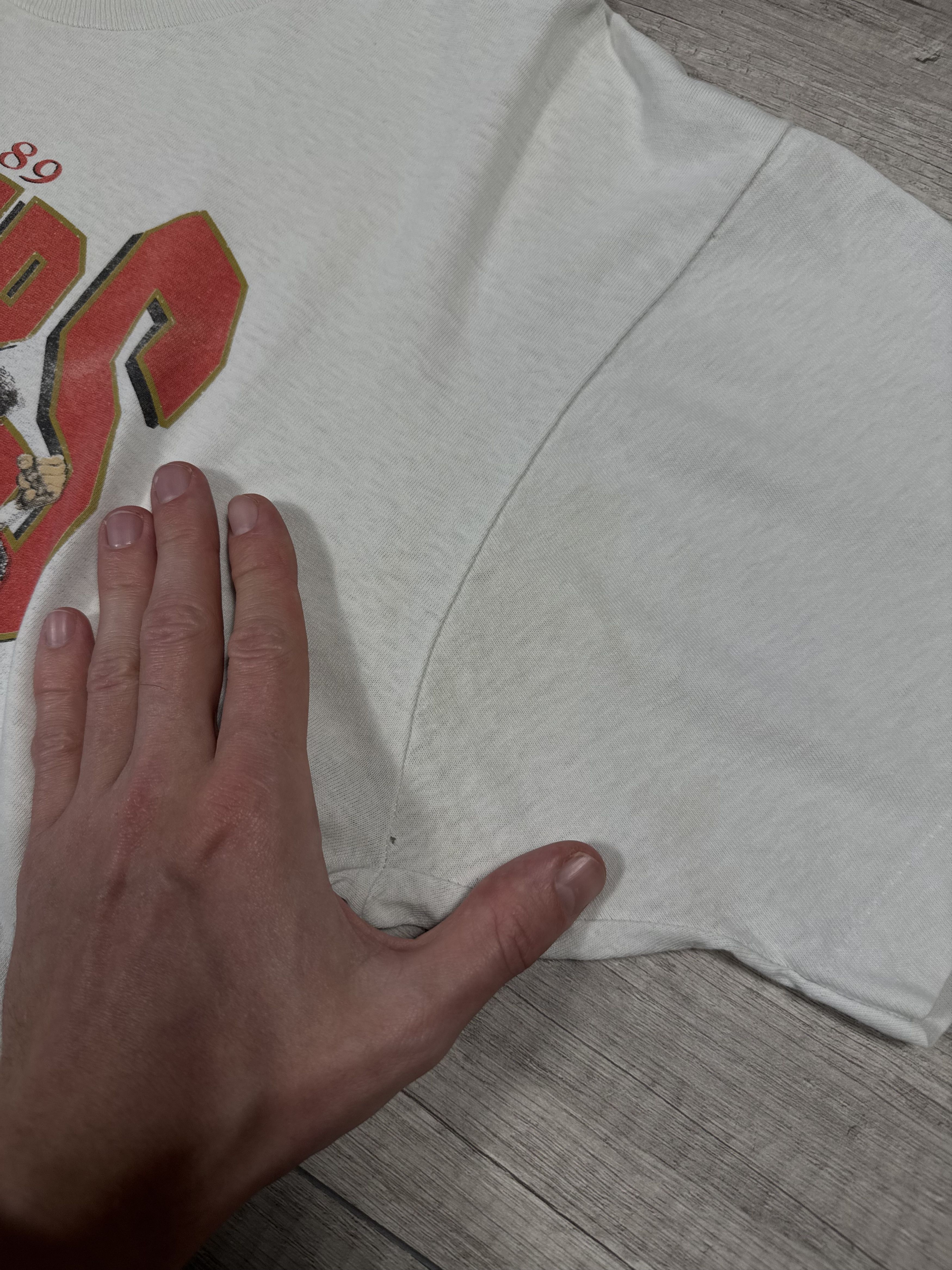 NFL Vtg 1990 San Francisco 49ers Super Bowl Champs Tee Size US XL / EU 56 / 4 - 7 Thumbnail
