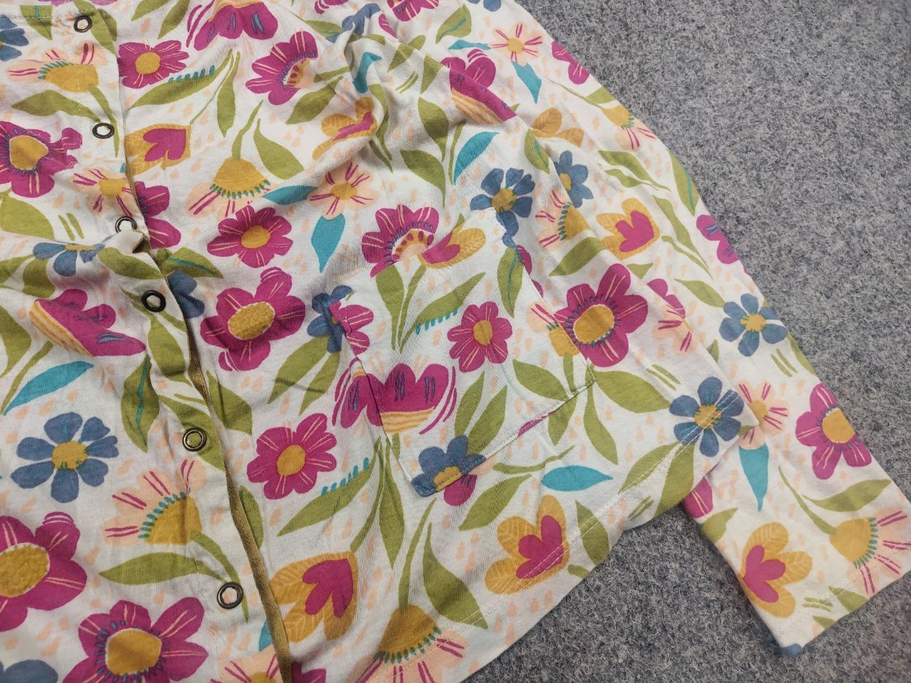Gudrun Sjoden Gudrun Sjödén German Long Sleeve Snaps Down Floral Print Size M / US 6-8 / IT 42-44 - 8 Thumbnail