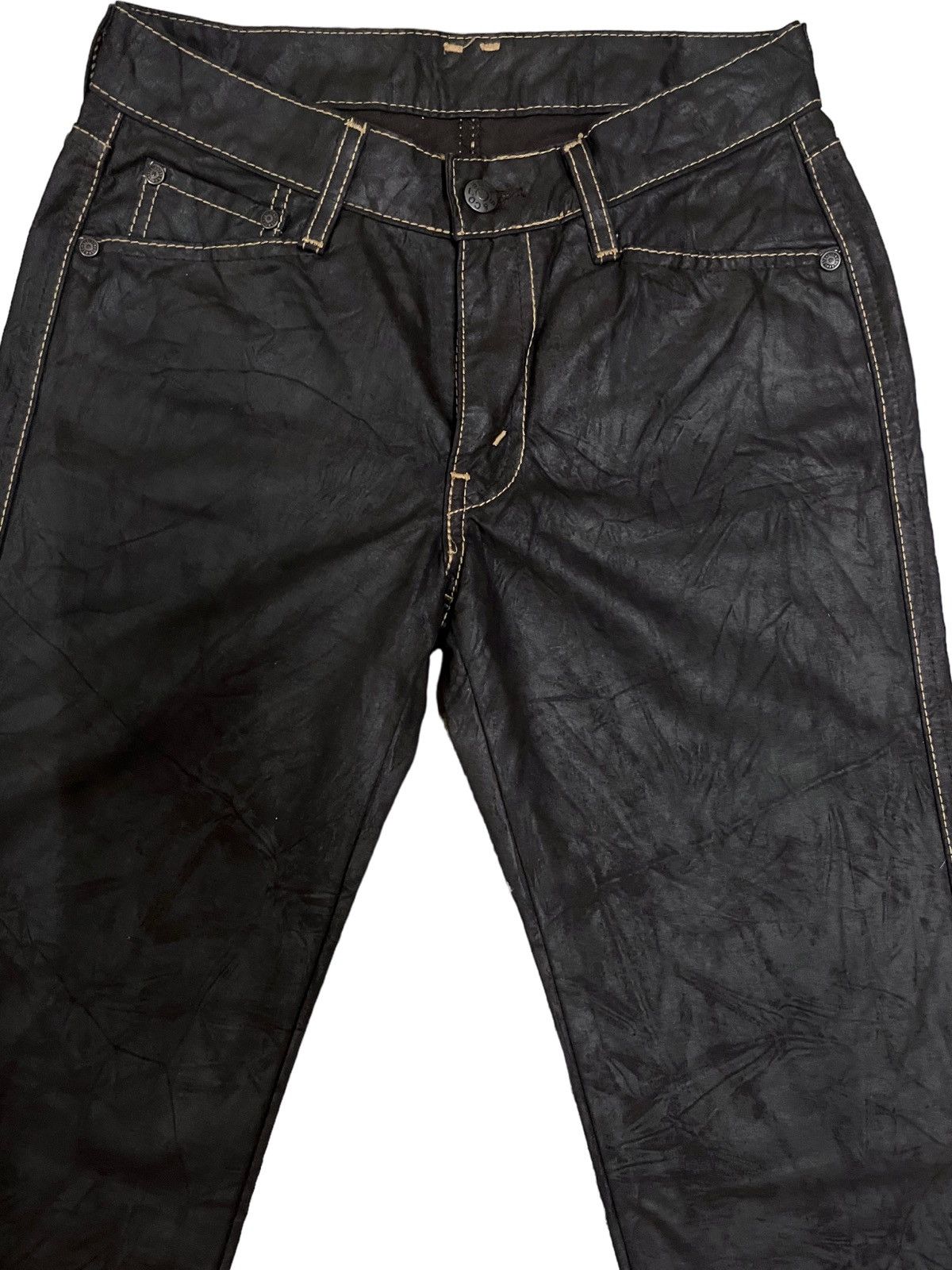 LVC × Levi's × Levi's Vintage Clothing Vintage Levi’s 70’s Flare Leather Style Jeans Size 27" / US 4 / IT 40 - 2 Thumbnail