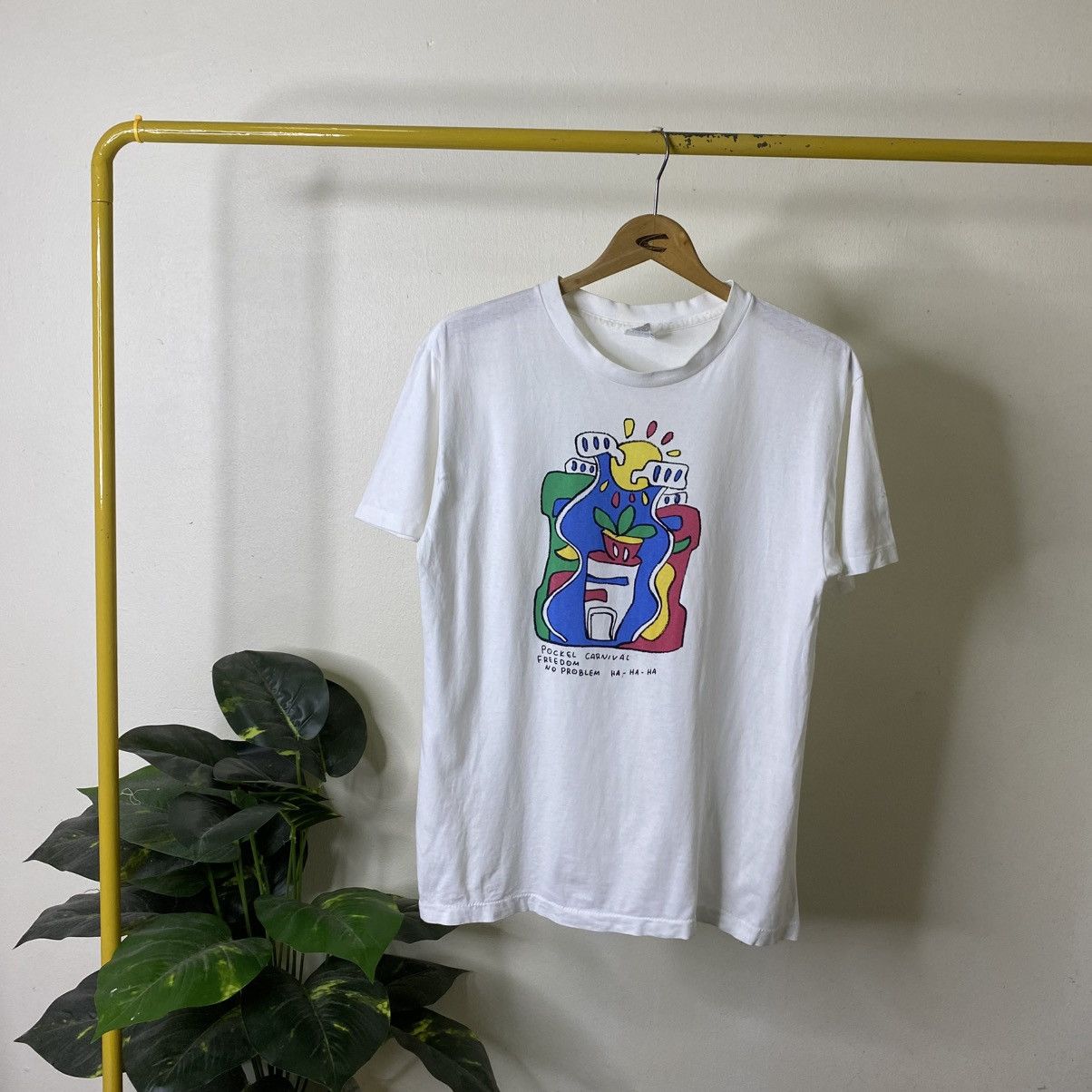 Vintage 1990s Art T Shirt Size US M / EU 48-50 / 2 - 1 Thumbnail