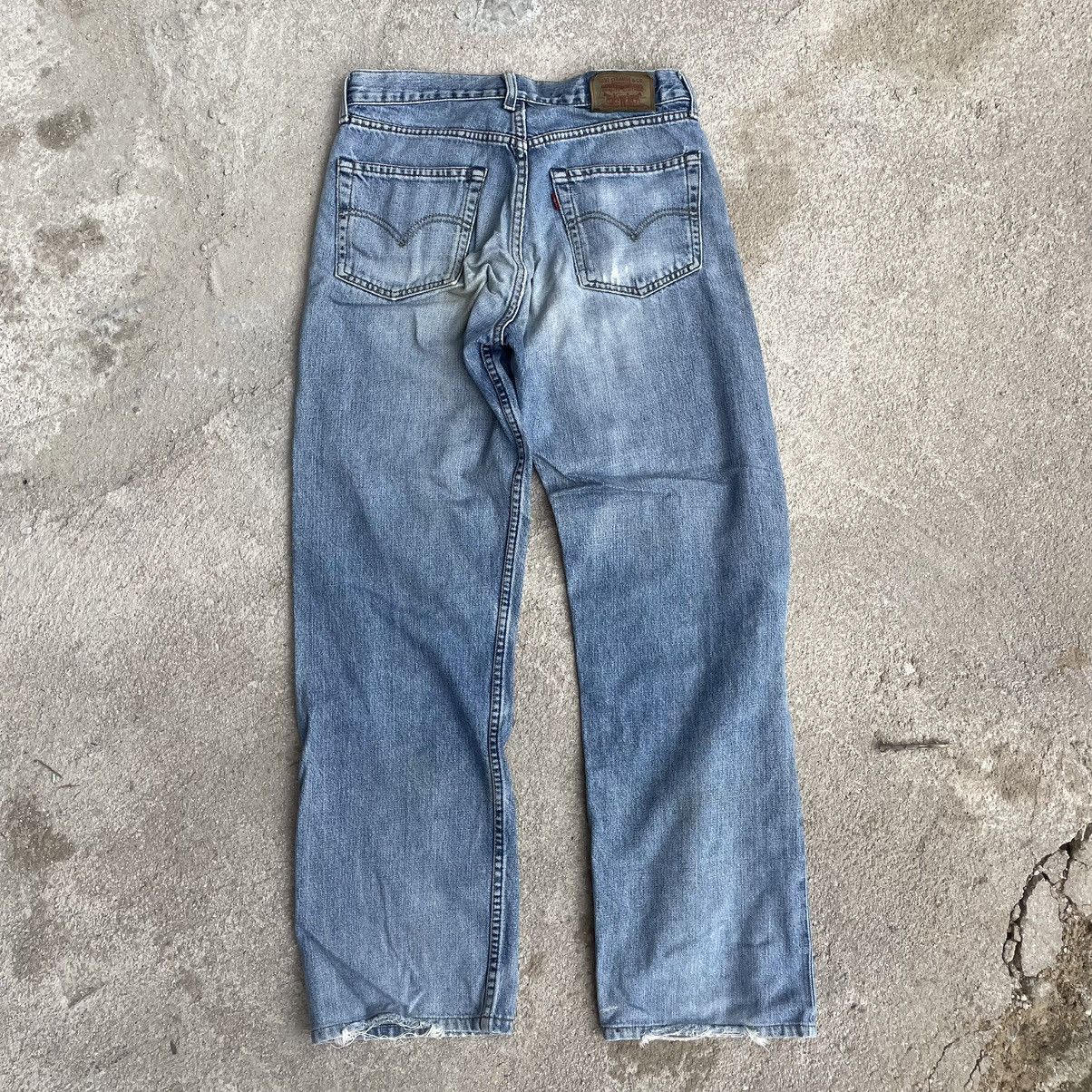 Levi's × Levi's Vintage Clothing “DISTRESSED SELVEDGED LEVIS” RARE WHITELINE SELVEDGE DENIM Size US 30 / EU 46 - 11 Thumbnail