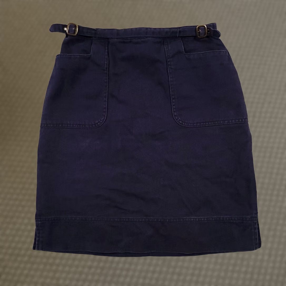 Vintage VINTAGE Christopher & Banks Denim Skirt Slim Pocket Knee Length Women 4 Skirt Women Department Jeans Casual Spring Summer Fall Fold: Buckle? Size 27" / US 4 / IT 40 - 1 Thumbnail