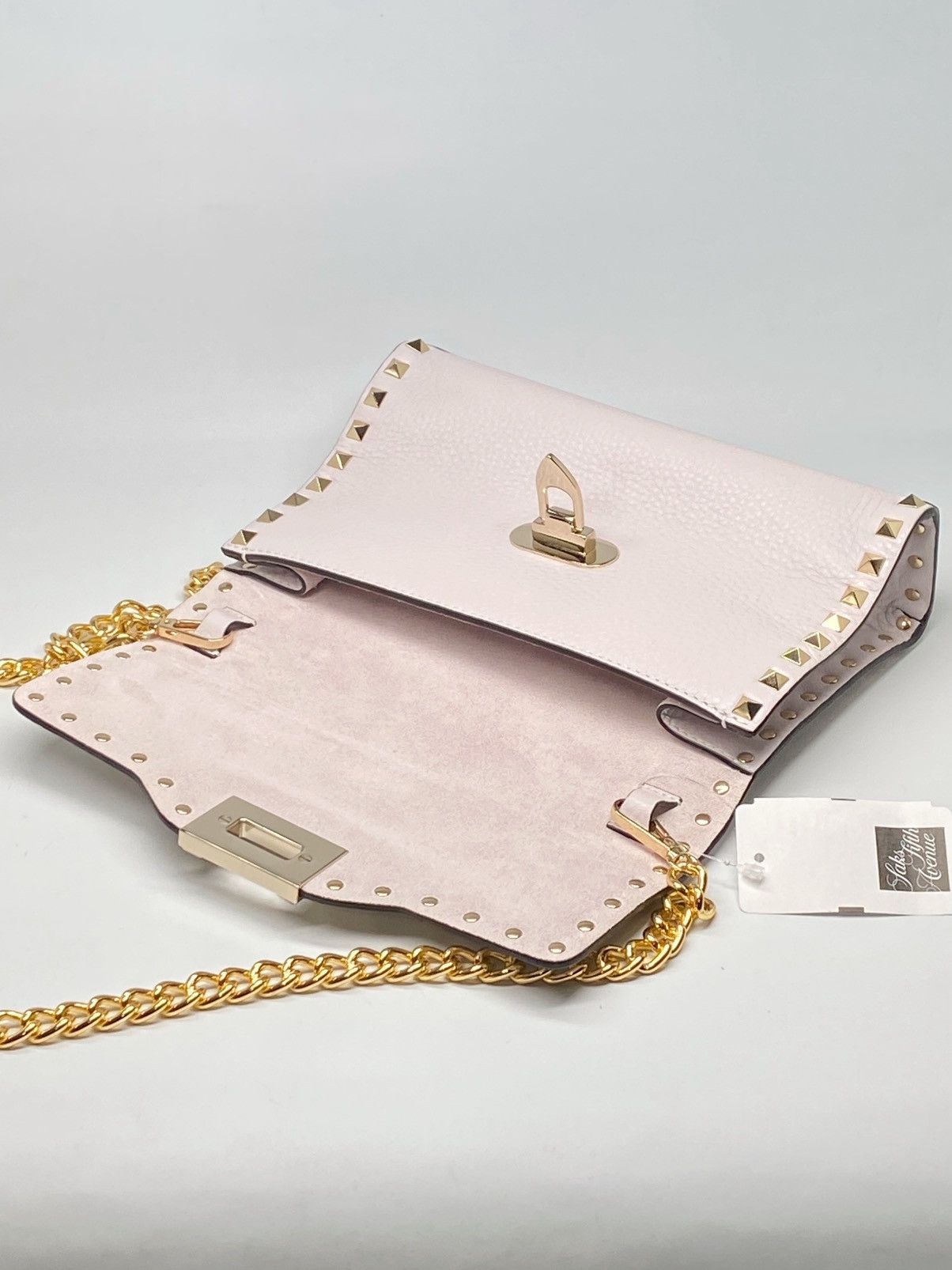 Valentino Valentino Garavani Small Rockstud Calfskin Crossbody Bag Size ONE SIZE - 8 Thumbnail