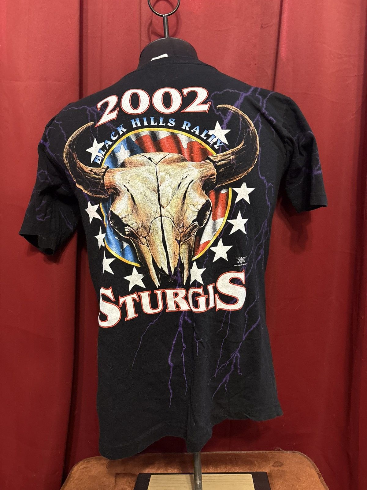Harley Davidson Vintage Sturgis Bike Rally Tshirt Y2K Lightning Biker Tee Size US L / EU 52-54 / 3 - 2 Thumbnail