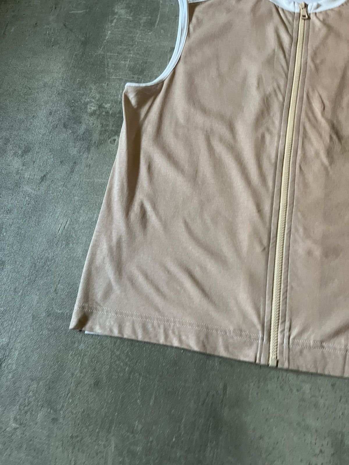 Jil Sander Jil Sander archival tank top zip vest white pink rare Size US S / EU 44-46 / 1 - 6 Thumbnail