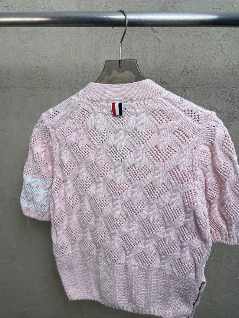 Thom Browne Thom Browne Short-sleeved cardigan Size XS / US 0-2 / IT 36-38 - 4 Thumbnail