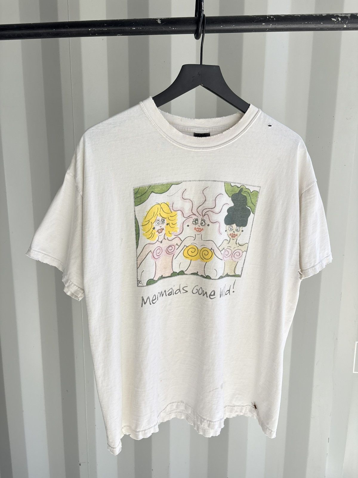 Vintage Vintage Mermaids Gone Wild Shirt Faded Distressed Grunge Size US XL / EU 56 / 4 - 1 Thumbnail