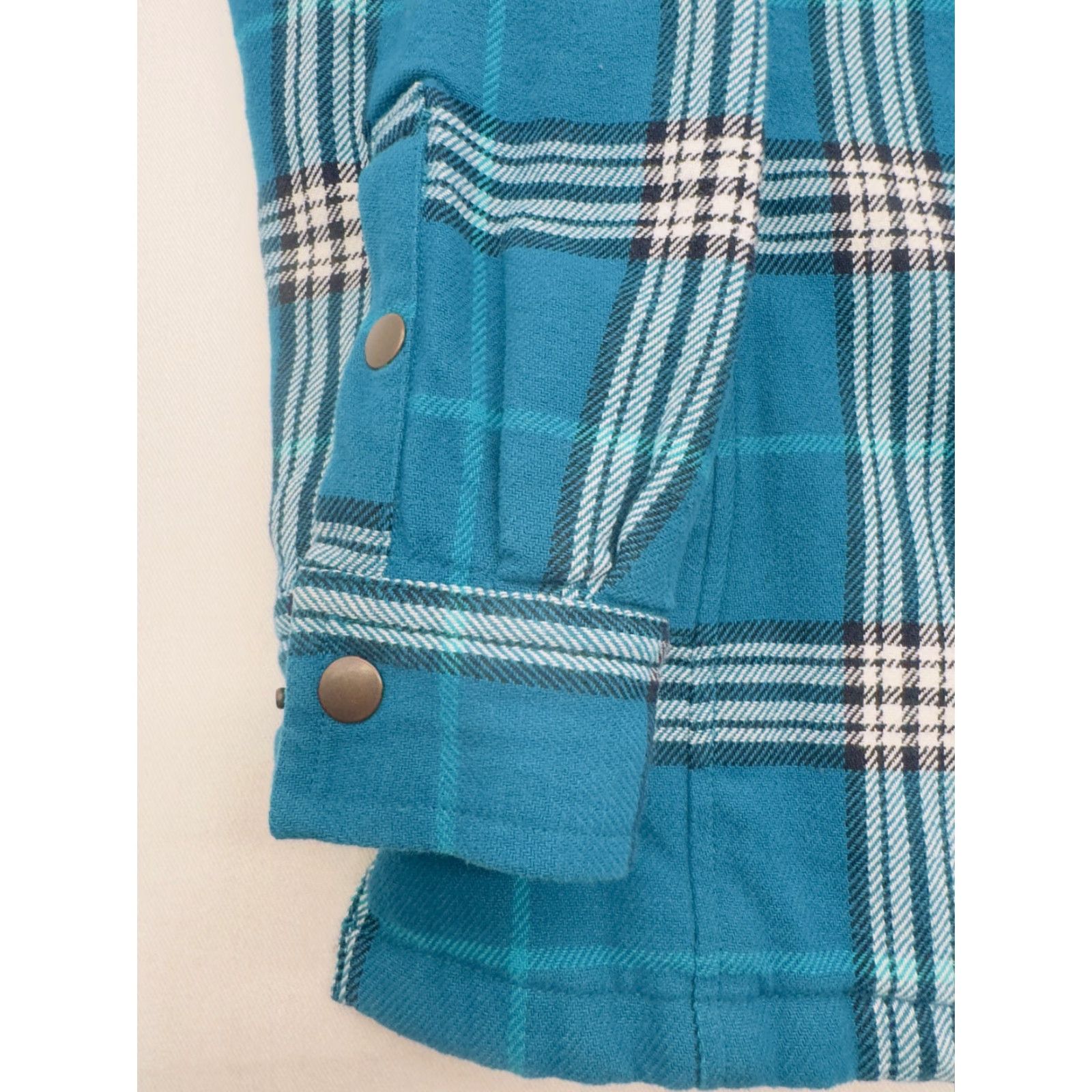 Vintage Duluth Women's Plaid Flannel Jacket Shacket Quilted 3151 Size M / US 6-8 / IT 42-44 - 5 Thumbnail
