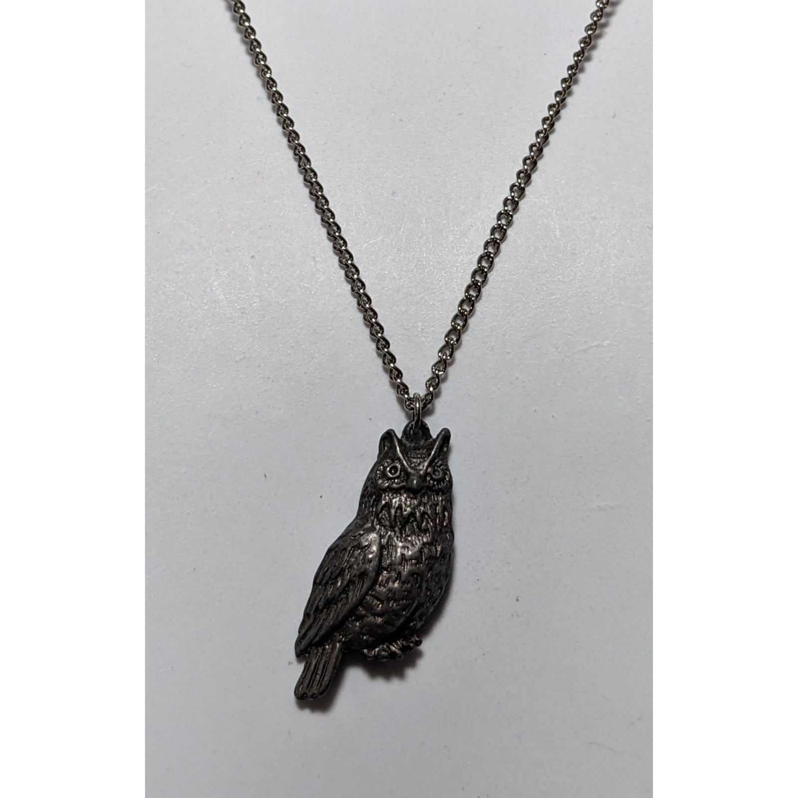 Other Vintage Minimalist Silver Owl Pendant Necklace Size ONE SIZE - 7 Thumbnail