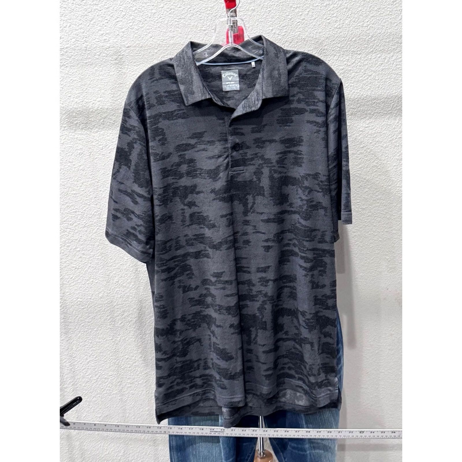 Callaway Callaway Golf POLO SHIRT Gray Camouflage Large L Mens Shirt Size US L / EU 52-54 / 3 - 3 Thumbnail