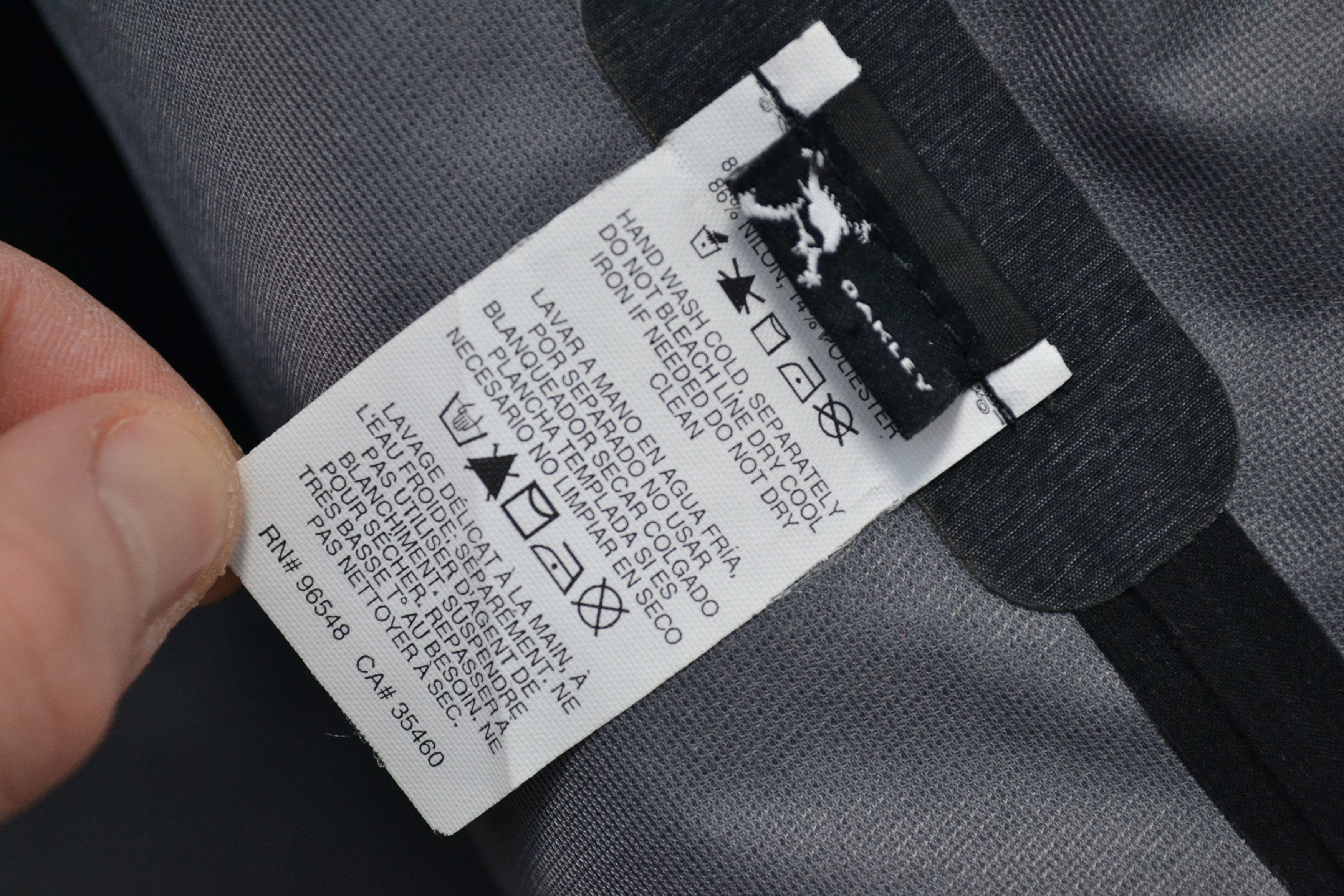Oakley Oakley Waterproof Multi-Pockets Men’s Gray Full Zip Jacket Size US S / EU 44-46 / 1 - 9 Thumbnail