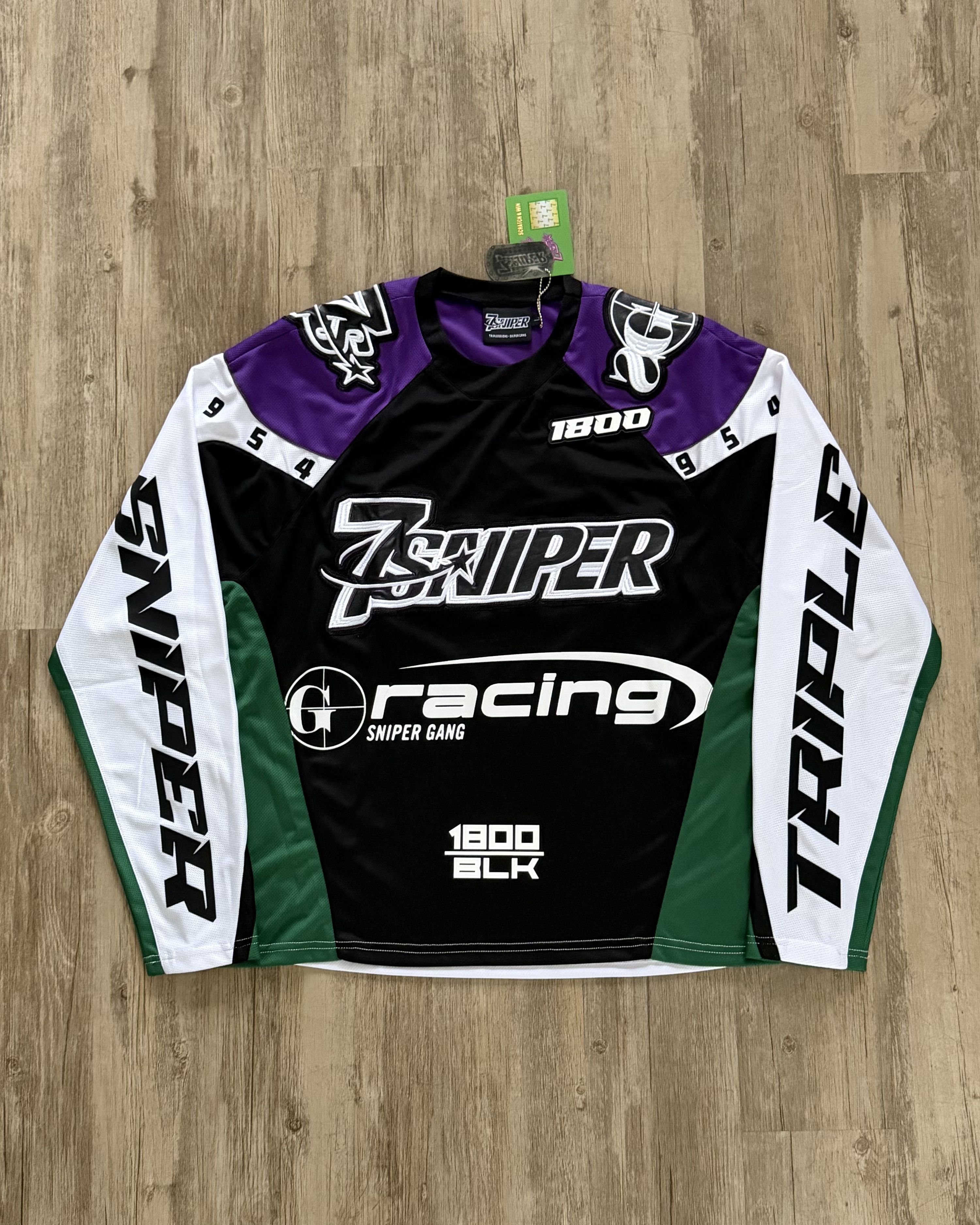 TRIPLE SEVENS Tripple 7s x Sniper Gang 1800 Racing Jersey Size US M / EU 48-50 / 2 - 1 Thumbnail