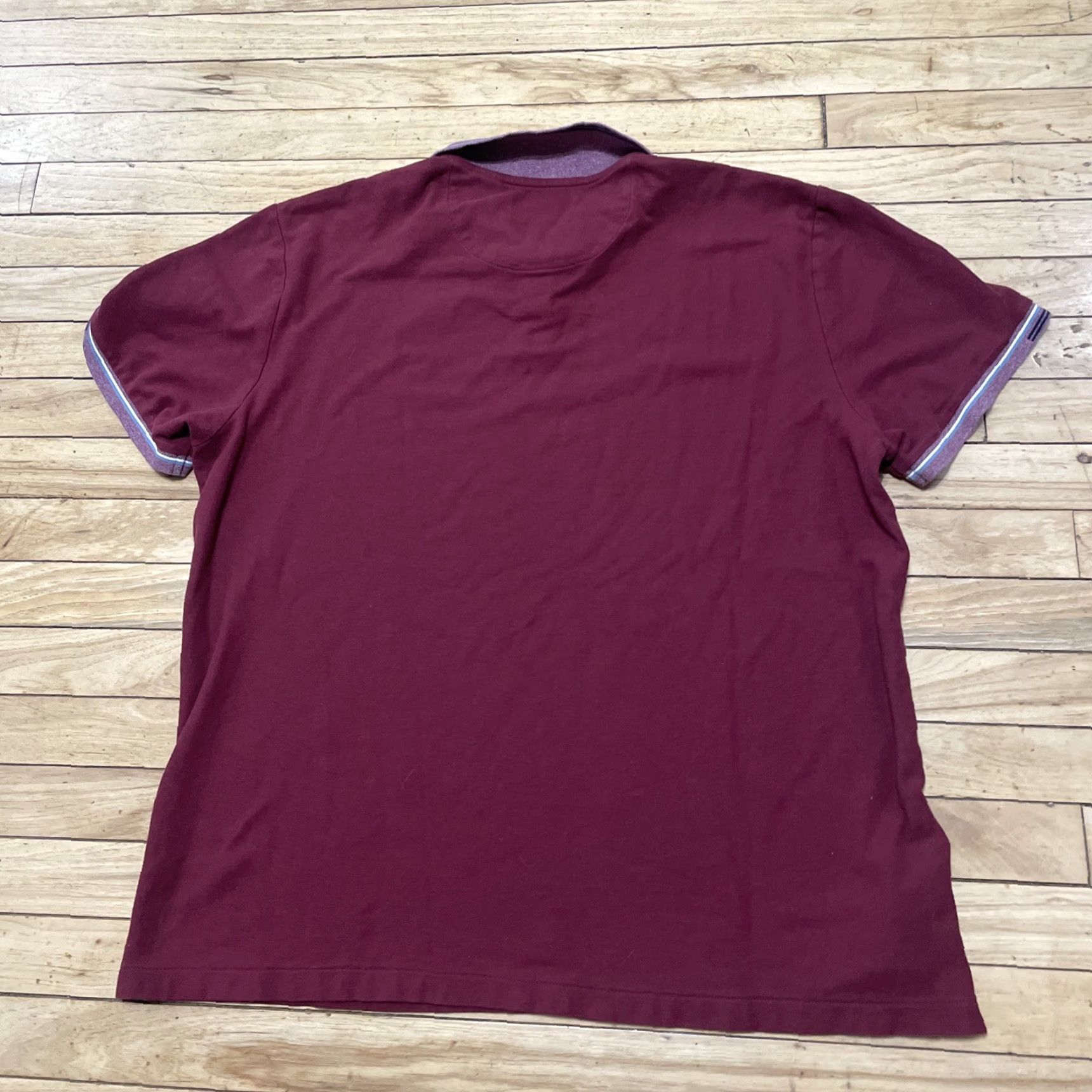 Vintage Penguin Polo Shirt Mens XXL Red Organic Cotton Short Sleeve Golf Classic Logo Size US XXL / EU 58 / 5 - 2 Thumbnail
