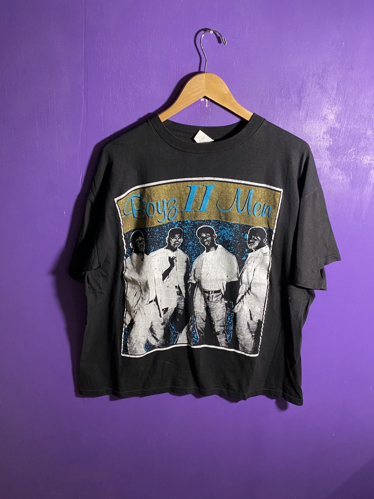 Rap Tees Vintage 1995 Boyz 2 Men tour rap tee Size US XL / EU 56 / 4 - 1 Thumbnail