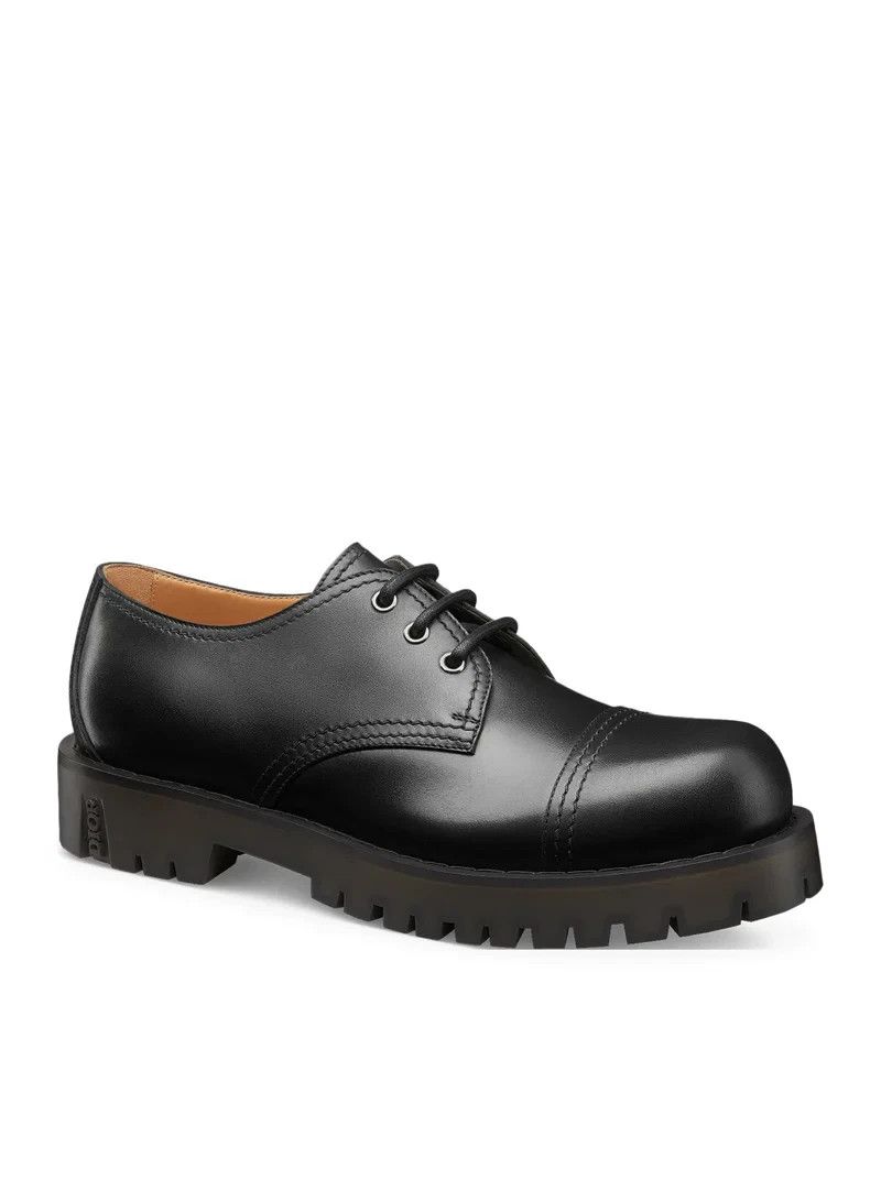 Dior DIOR Explorer Black Leather Derby Shoes New Authentic Size US 8.5 / EU 41-42 - 2 Thumbnail