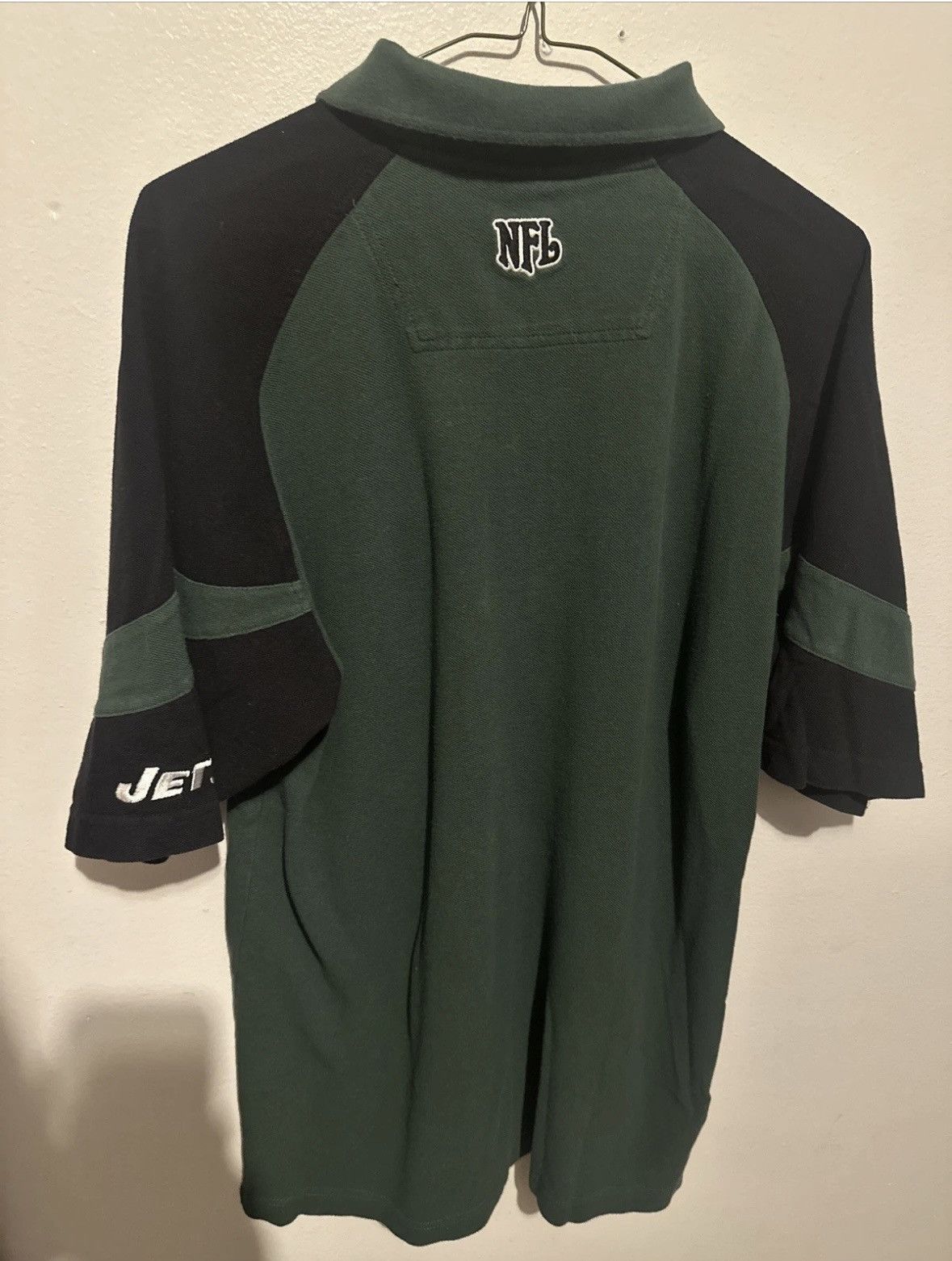 NFL NY JETS green polo t shirt vintage Size US L / EU 52-54 / 3 - 4 Thumbnail